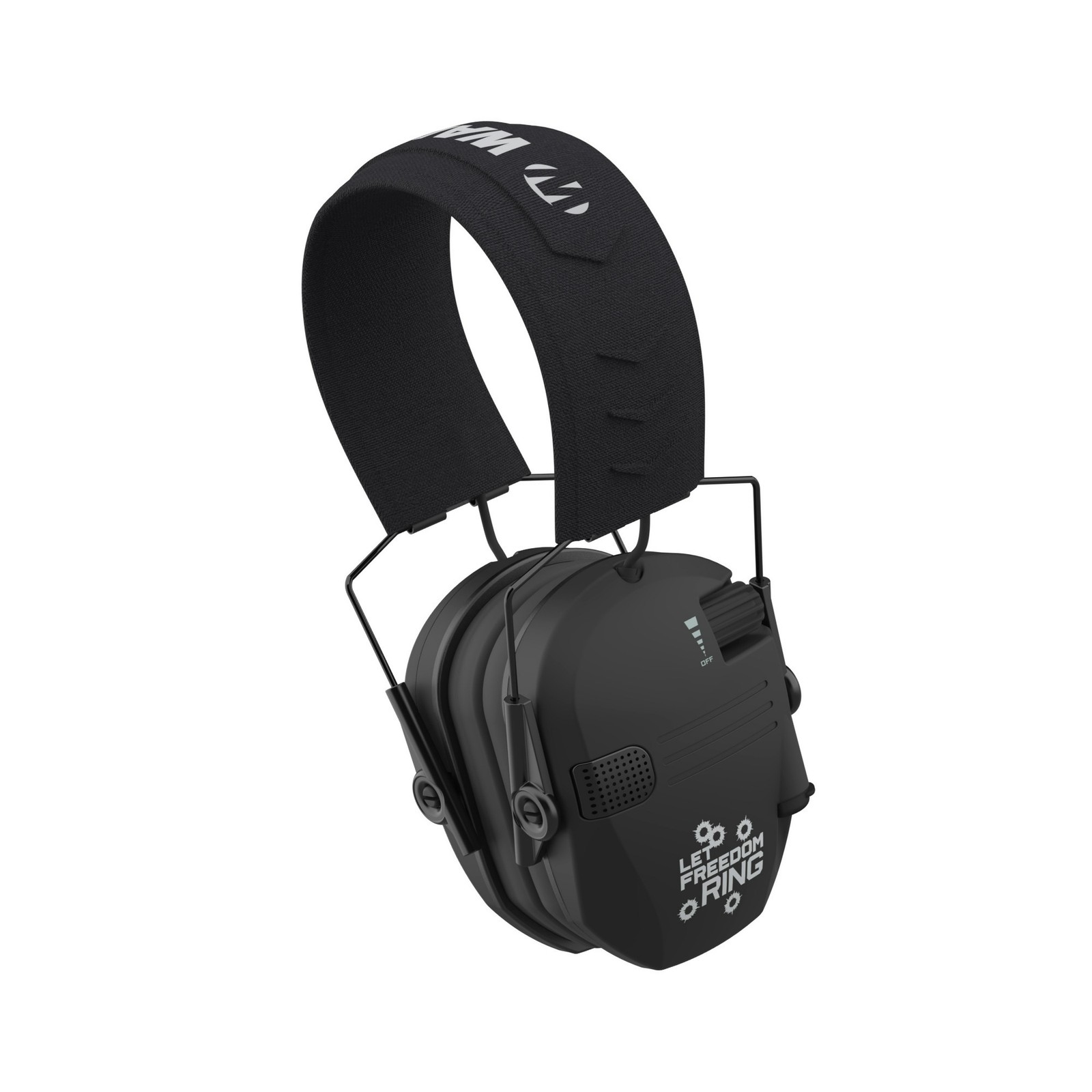Walkers Razor Slim Electric Earmuffs with Built In Speakers Let Freedom Ring