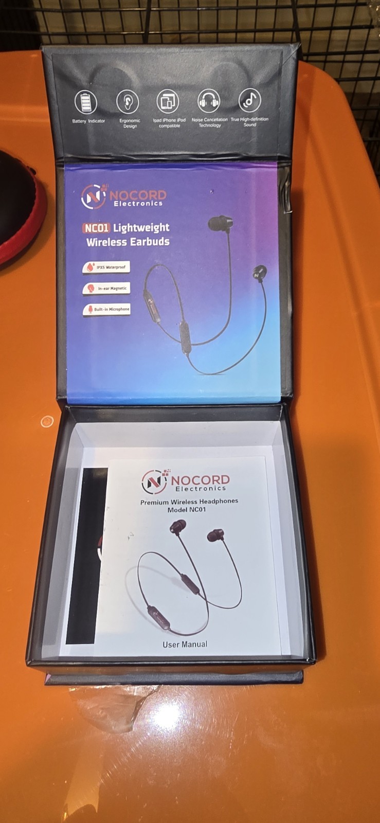 NOCORD Electronics NC01 Lightweight Wireless Earbuds