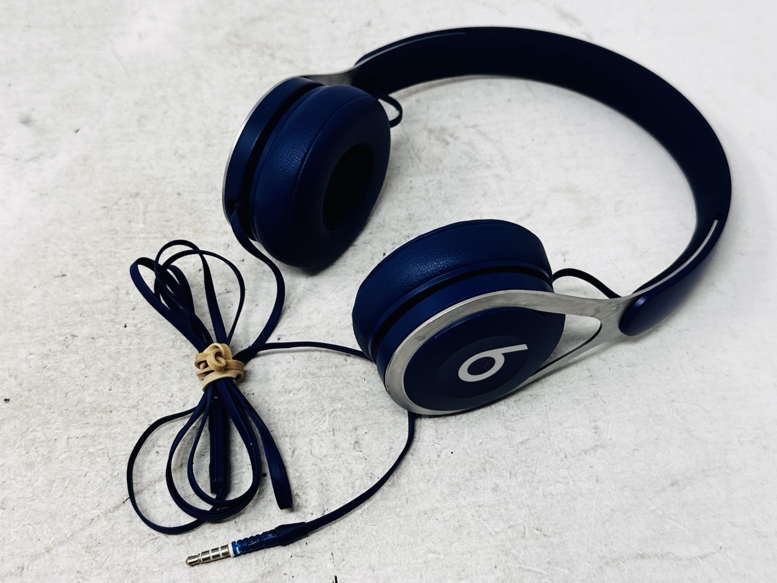 Beats by Dr. Dre EP Wired On-Ear Headphones Matte Navy Blue – Clean, WORKS!