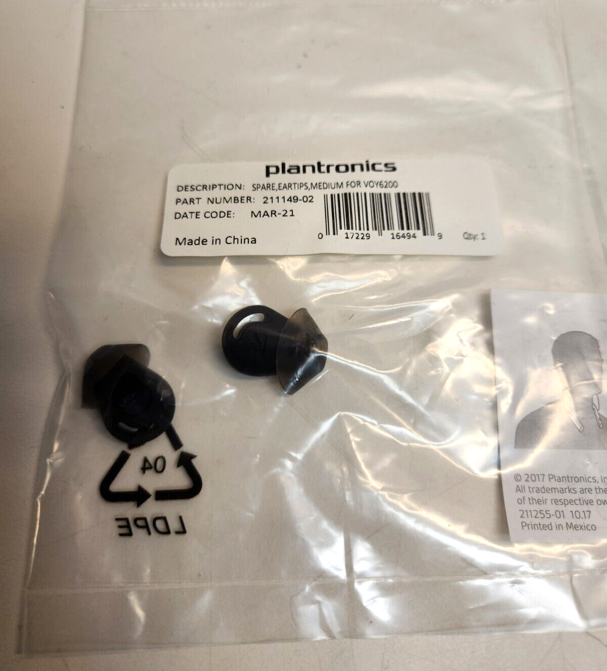 Lot of 13 Various Plantronics Spare Eartips, Foam Covers etc. see description!