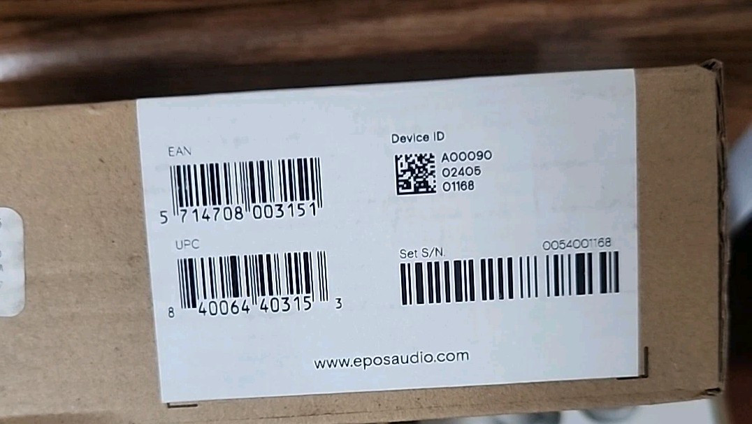 EPOS IMPACT SC 230 Headset (1000514) BRAND NEW With Phone Cable Included