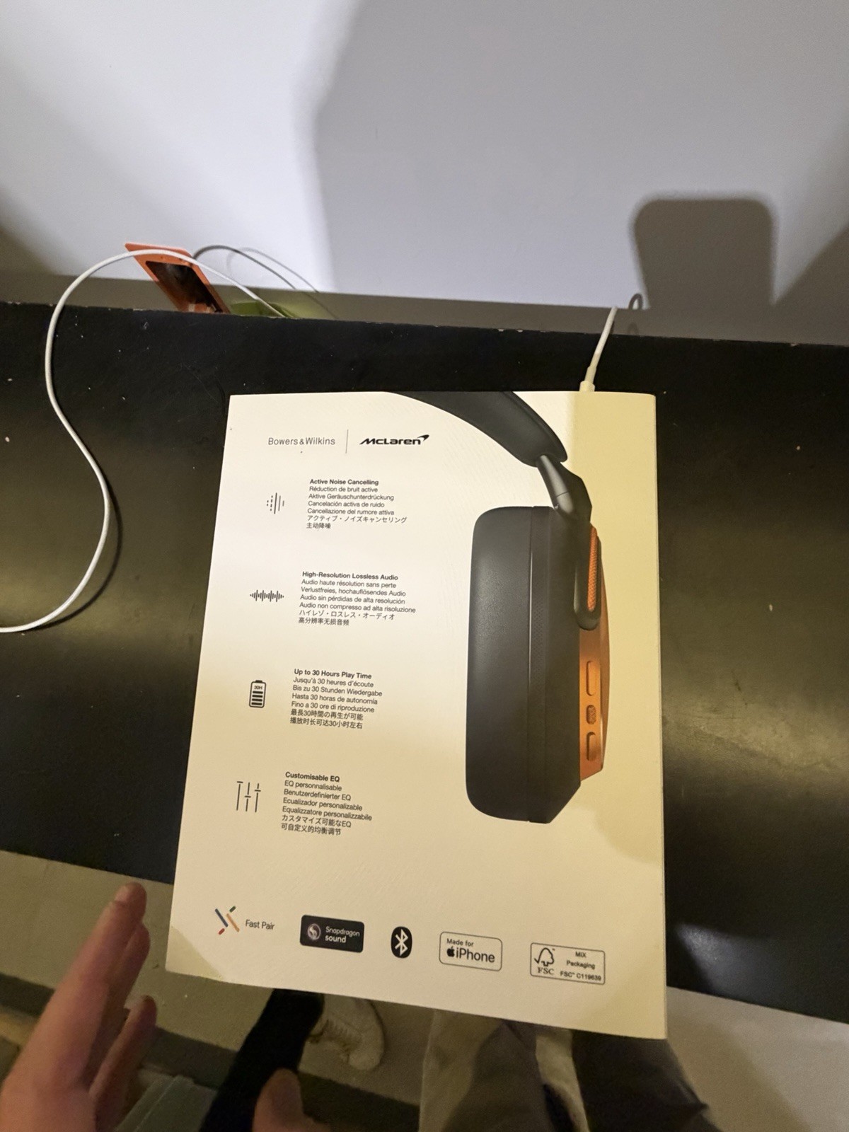 McLaren Bowers Wilkins Px8 S2 Headphones NEW