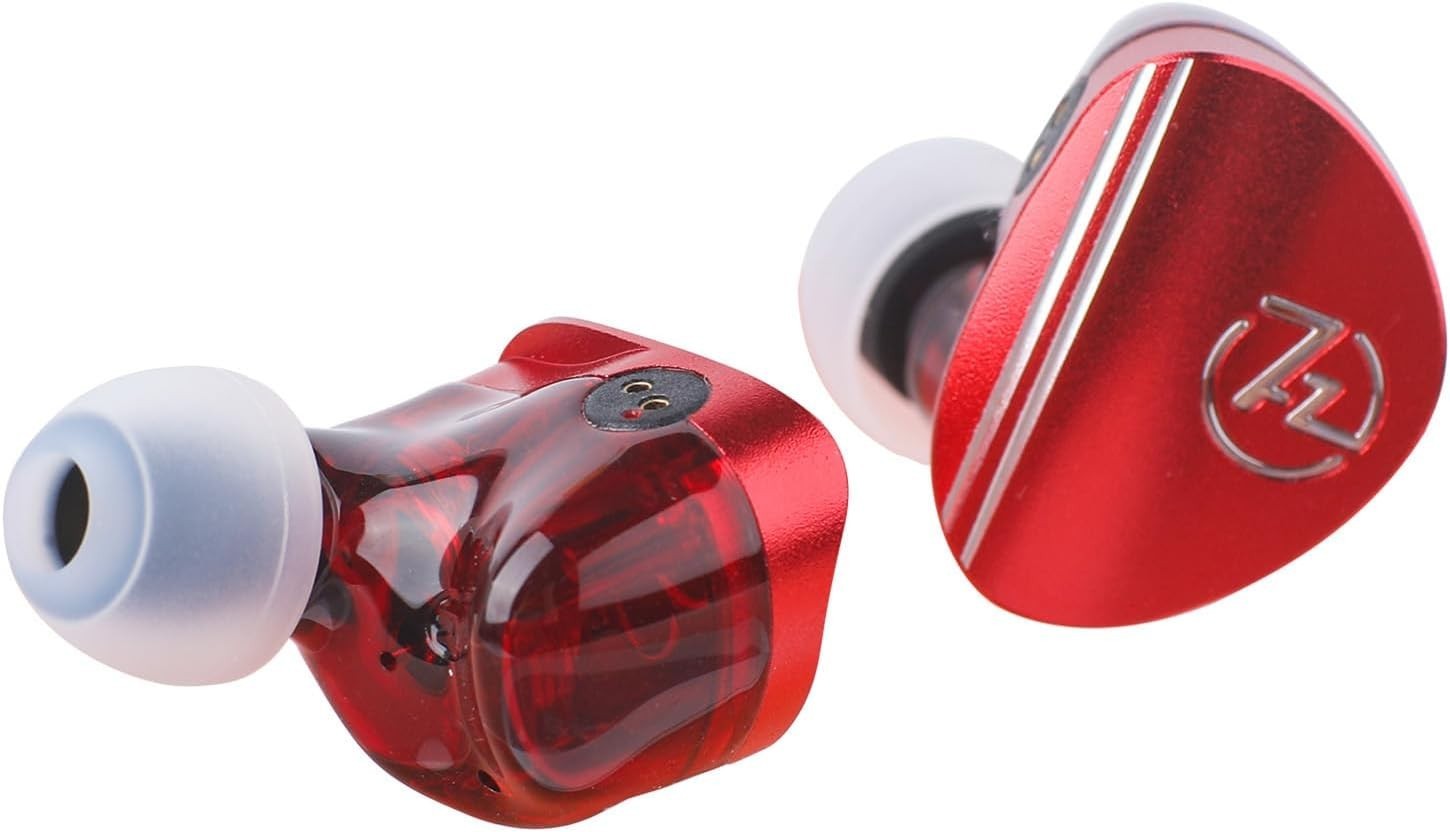 HiFi 1DD+1BA Dual Driver In-Ear Monitor with Detachable Silver-Plated Cable