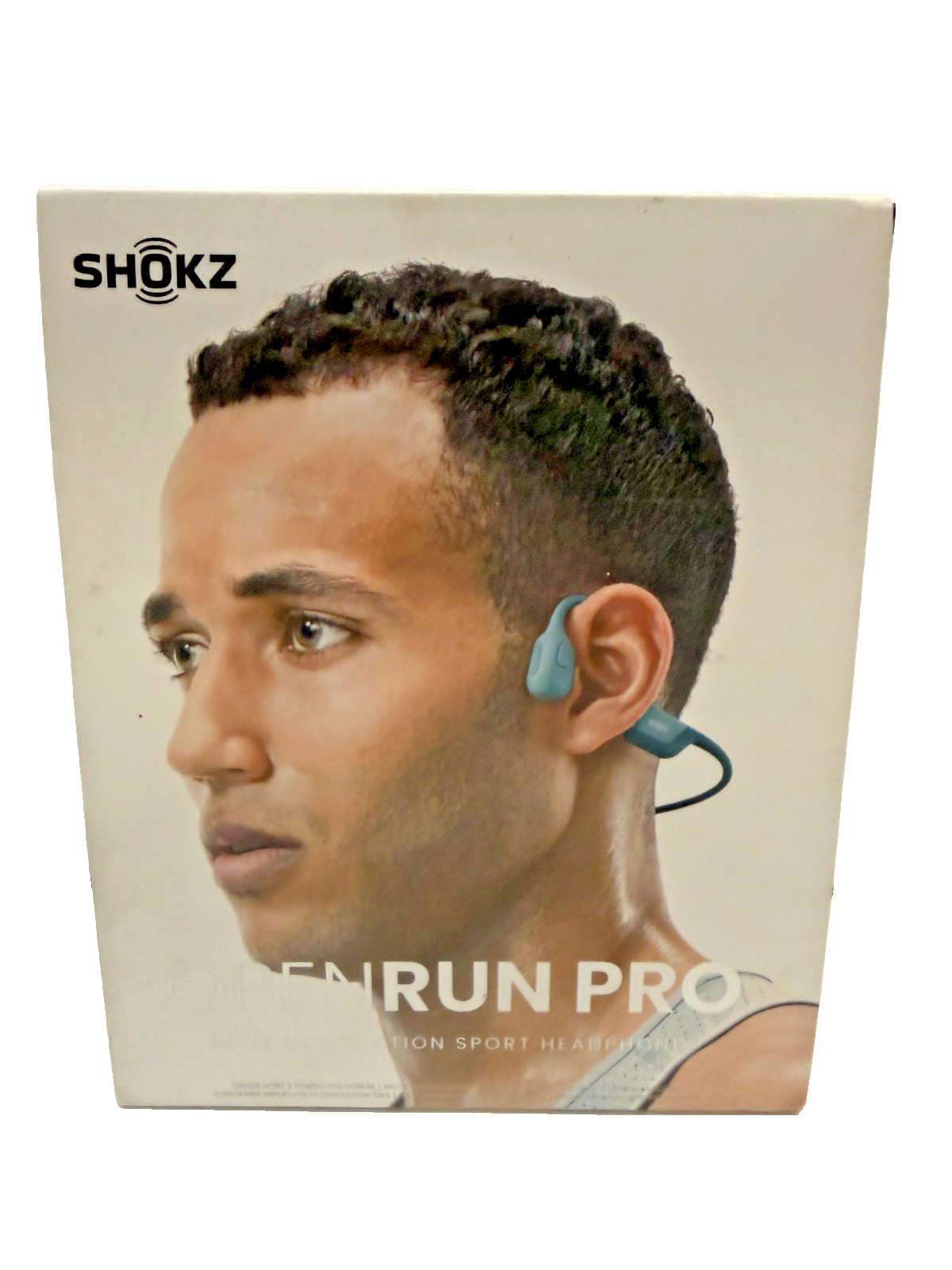 SHOKZ OpenRun Pro Open Ear Bluetooth Bone Conduction Sport Headphones Blue