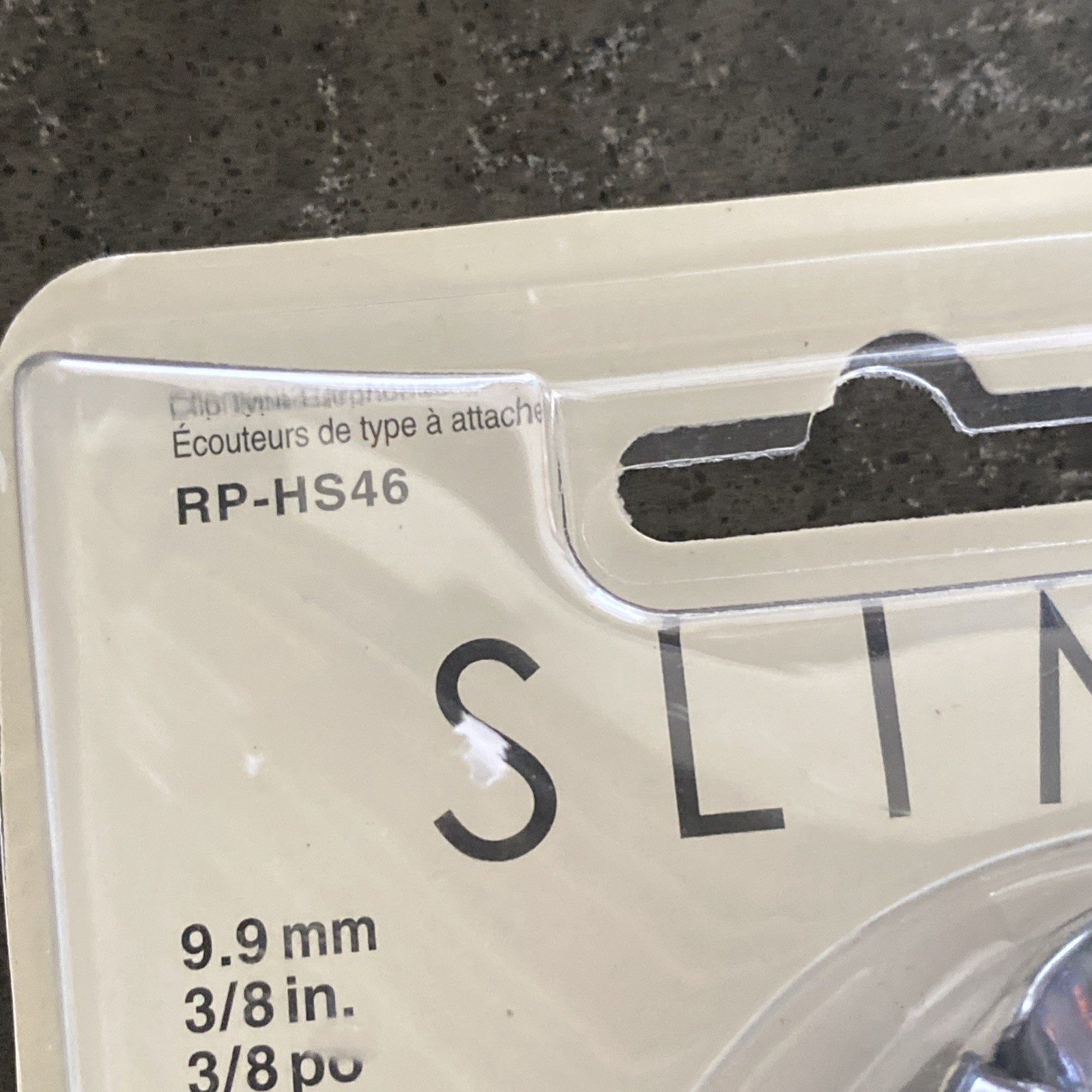 Panasonic RP-HS46 Ear-Hook Headphones – Black OPEN BOX NEW OLD STOCK