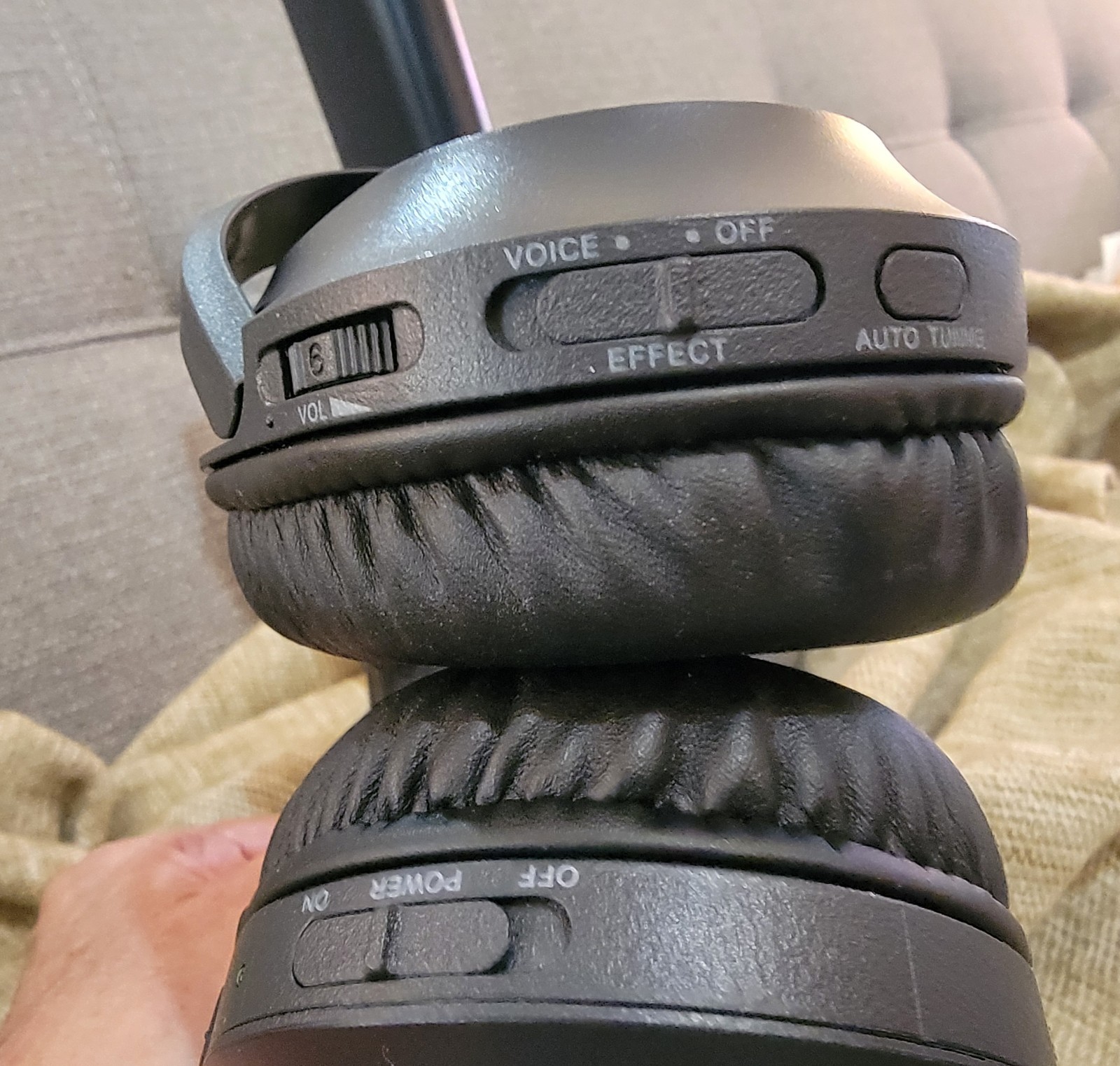 Sony WH-RF400 Black RF Wireless TV Headphones w/ TMR-RF400 Transmitter Base