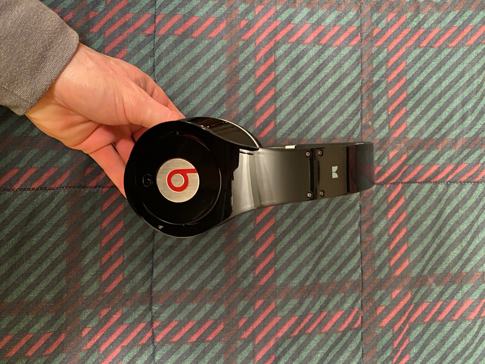 Beats By Dr. Dre Studio Over Ear Headphones (Aux Cord) Black And Red