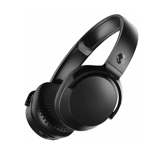 Headphones-Skullcandy Riff2 Wireless S5PRW-P740 On-Ear Bluetooth True Black