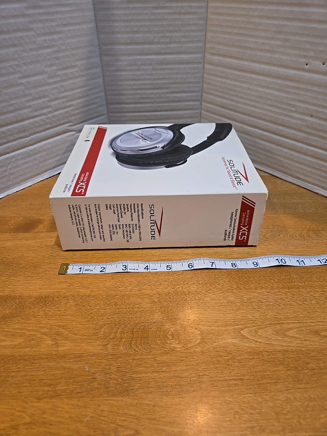 Solitude XCS Noise Cancelling Headphones & Carrying Case New Batteries Tested