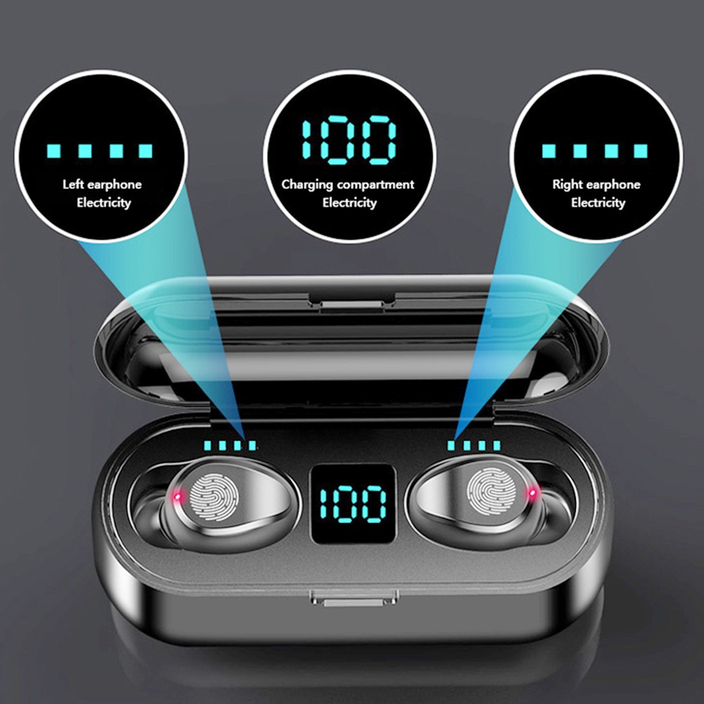 Waterproof Bluetooth 5.0 Wireless Earbuds For iPhone Samsung Android Phones