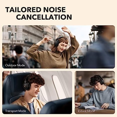 Soundcore Anker LIFE Q30 Hybrid Active Noise Cancelling Headphones A3028 – Black