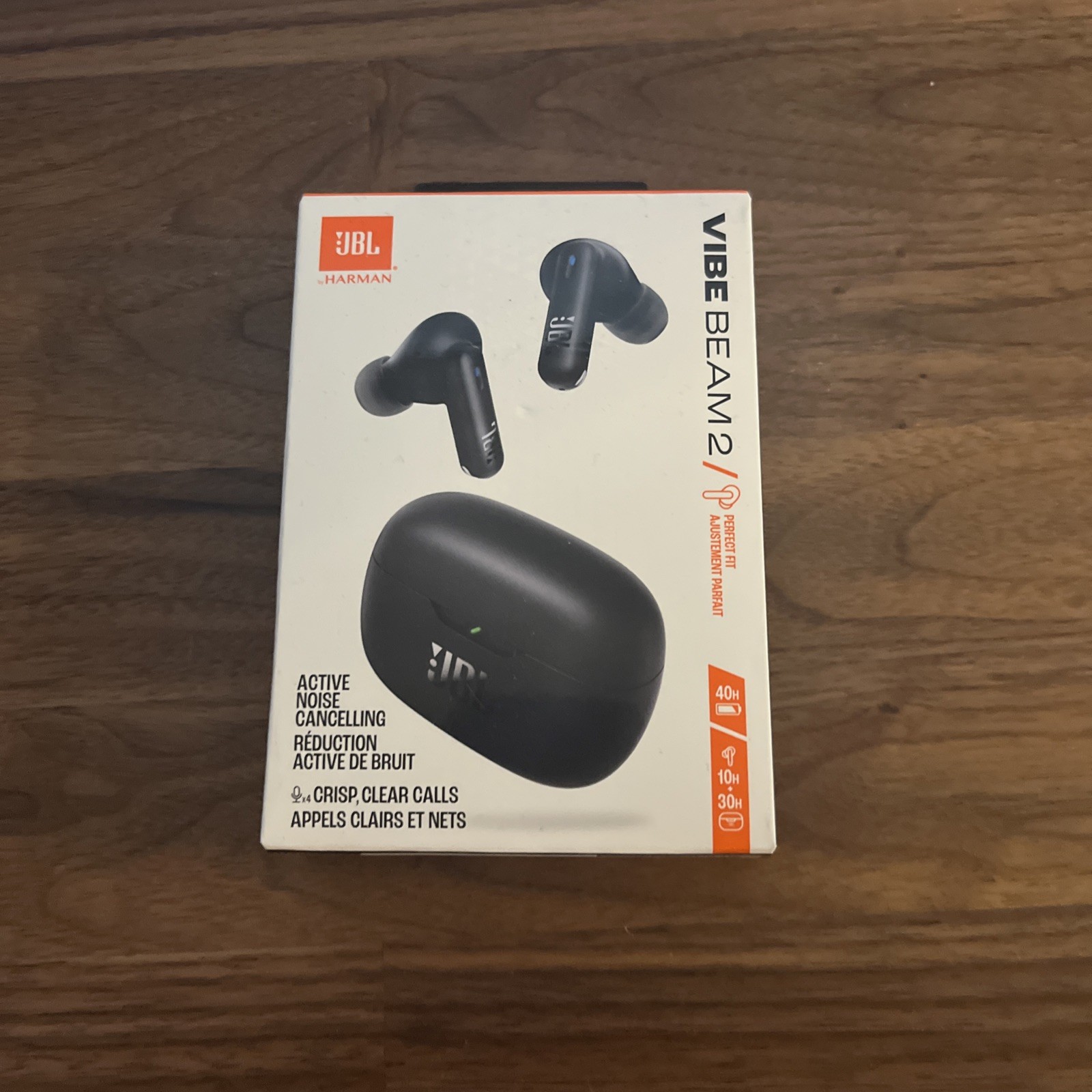 JBL Vibe Beam 2 True Wireless Noise Cancelling Earbuds (Black) JBLVBEAM2BLKAM