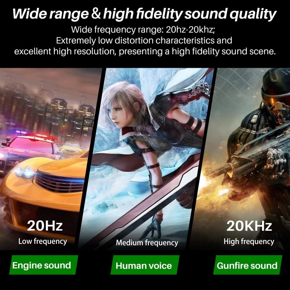 TOZO G1 Wireless Bluetooth Gaming Earbuds High Sensitivity in- Ear Headphones
