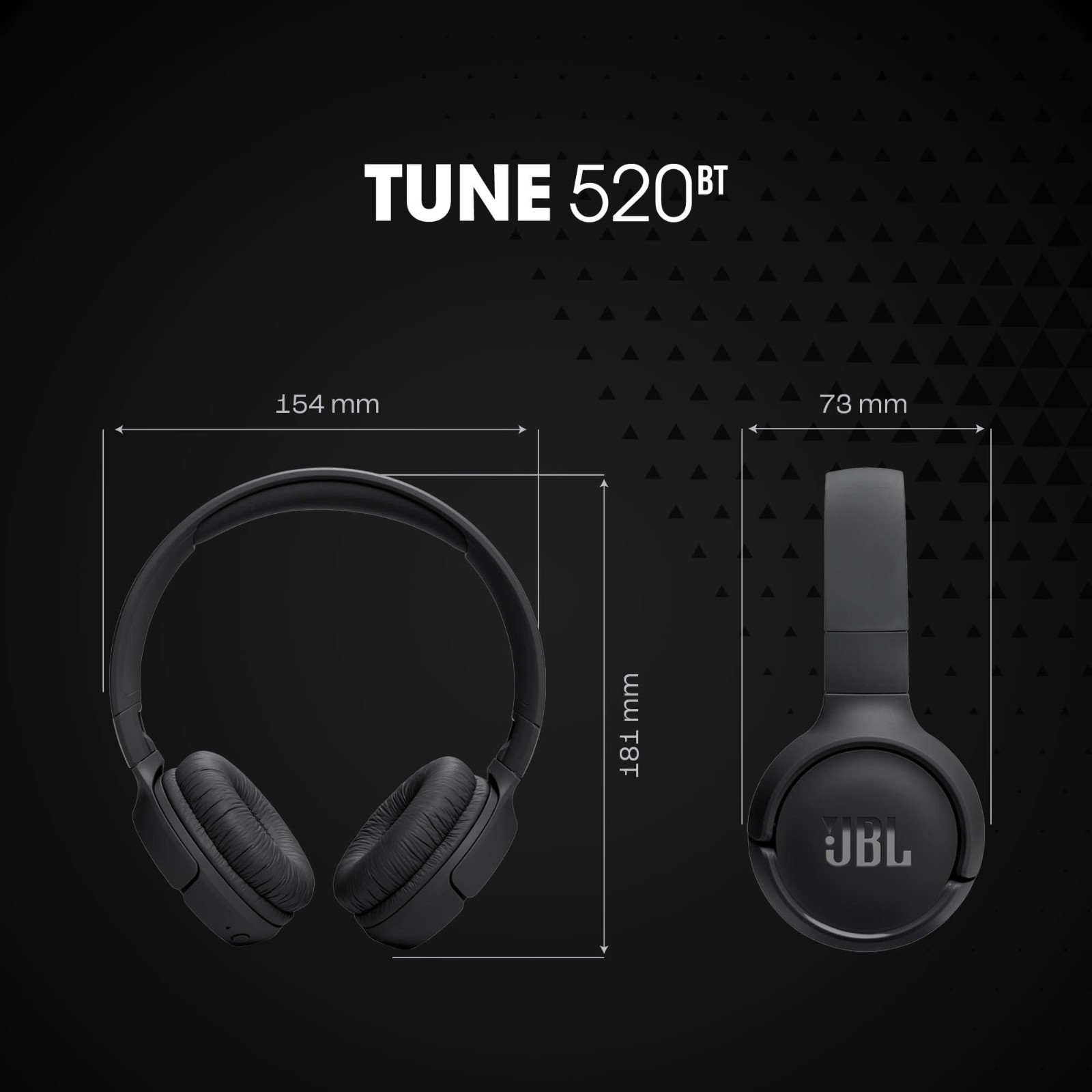 JBL Tune 520BT Bluetooth Wireless On-Ear Headphones Purple FREESHIP