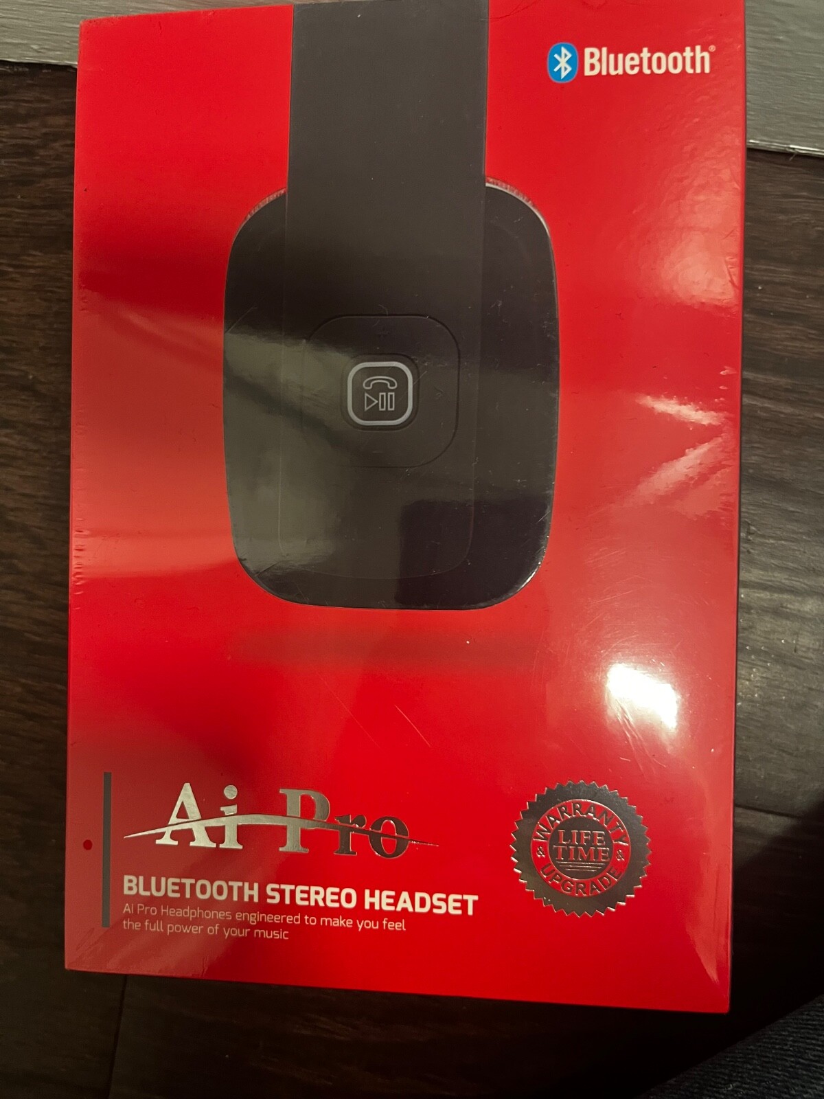 Ai Pro-100 Plus Bluetooth Headphones RED – Brand New in Box (Message before buy)