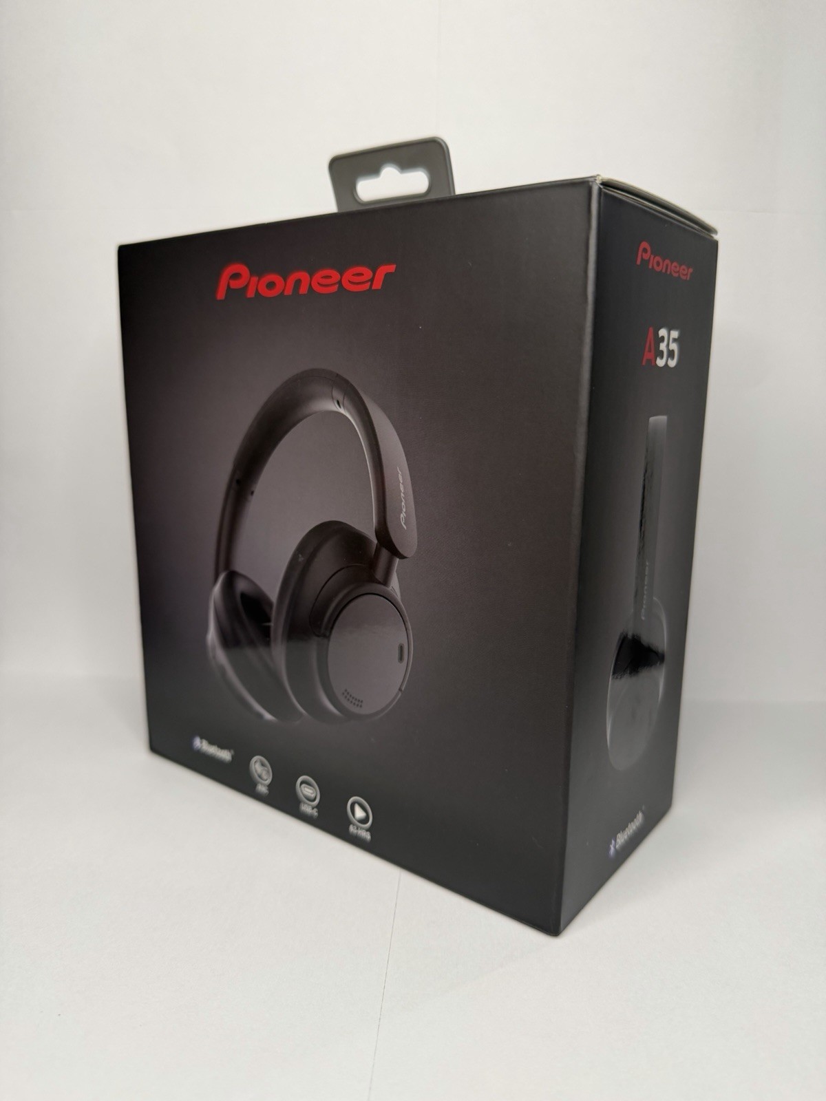 Pioneer A35-BK Bluetooth Headphones ANC USB-C Black Built-In Mic Over-Ear