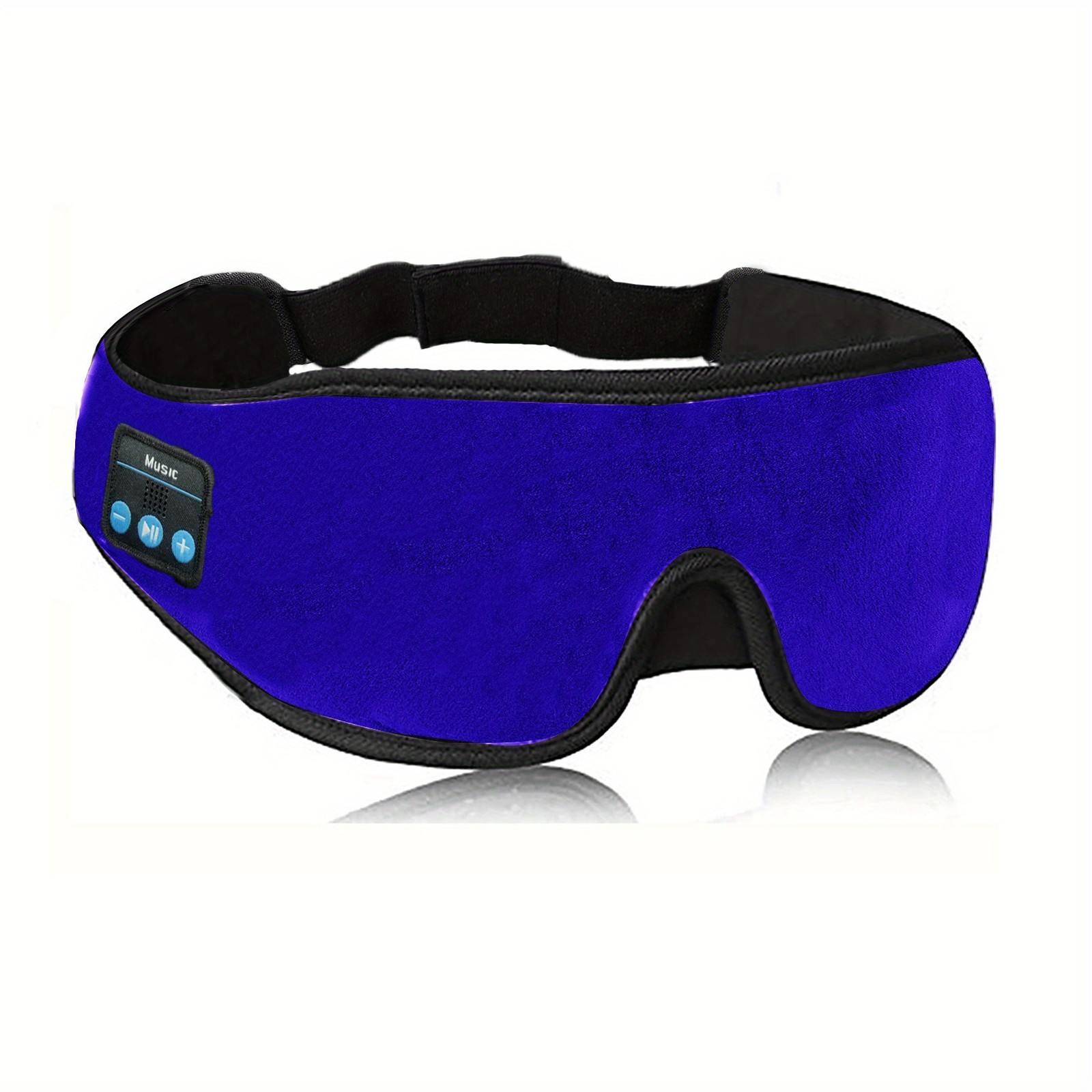 Women Men Music 3D Sleeping Eye Mask Blackout with Bluetooth Headphones Speakers