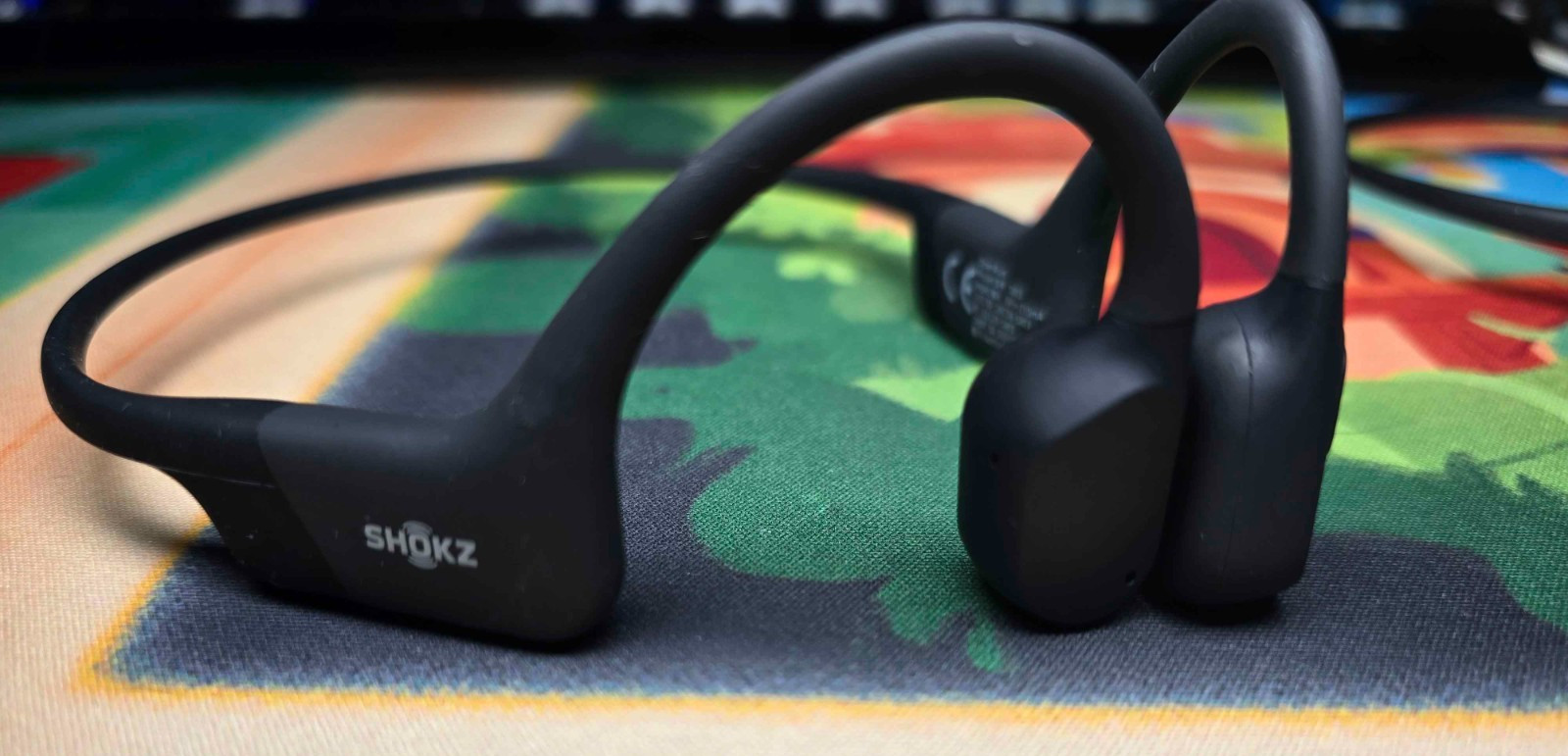 Shokz OpenRun Bone Conduction Open-Ear Headphones – Black – S803-ST-BK-US