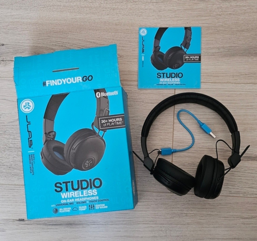 JLab Studio Wireless On-Ear Headphones 30+ Hr. Bluetooth EQ3 Sound
