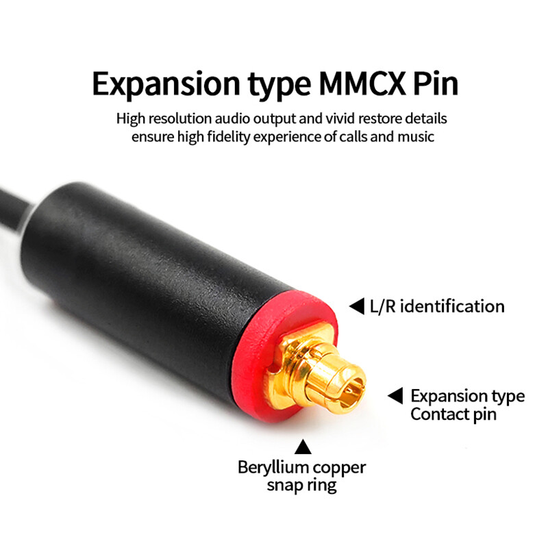 Type C To MMCX Cable With Mic For SHURE JVC AKG SONY Fiio Westone UE900 Headset