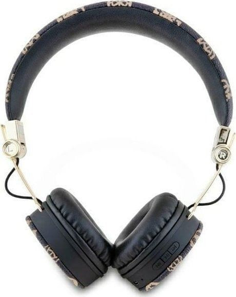 Guess 4G Peony Script Round Shape ENC Bluetooth On Ear Headphones Black