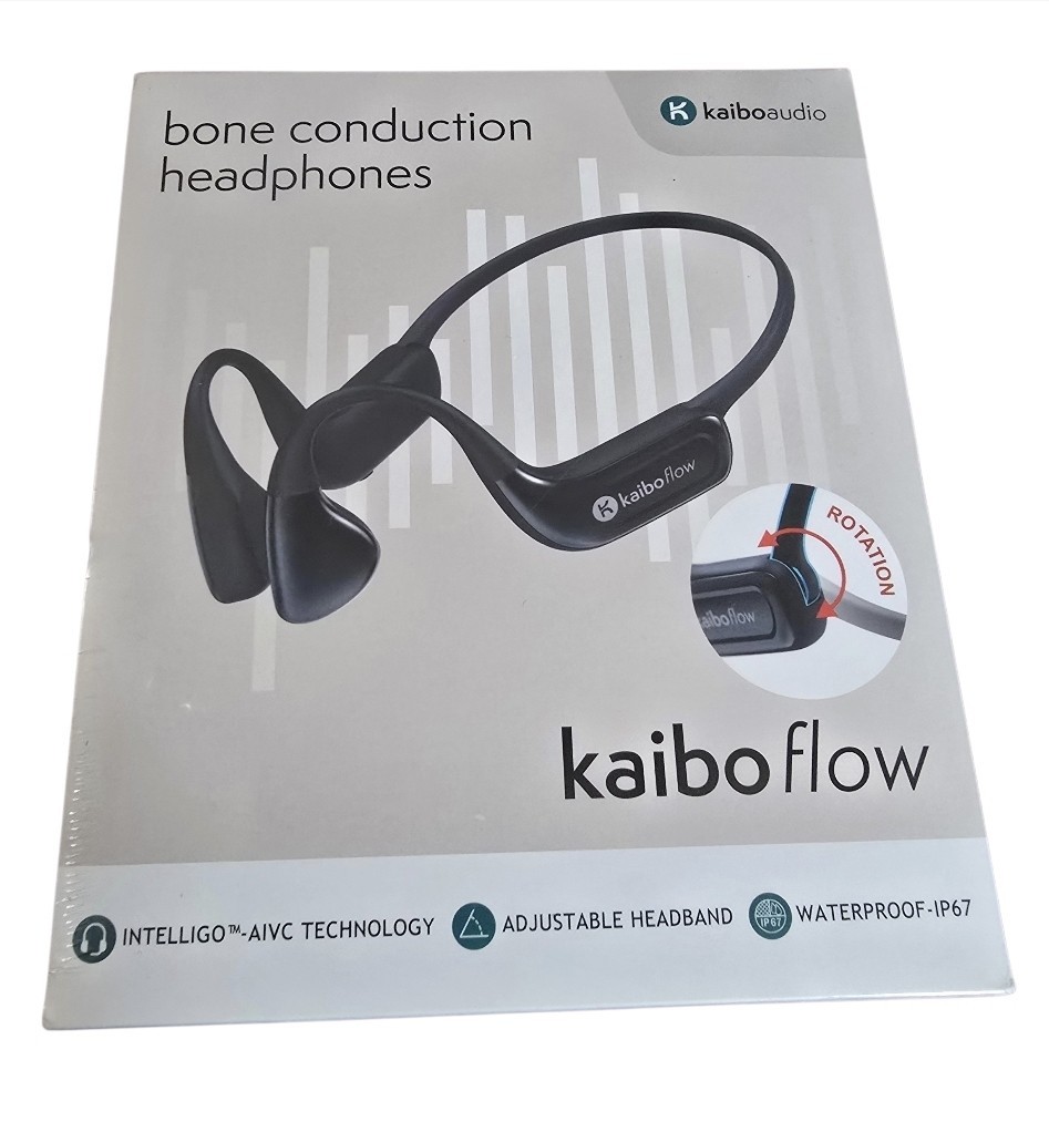 Kaibo Audio Kaibo Flow Bone Conduction Headphones Black IP67 Multipoint