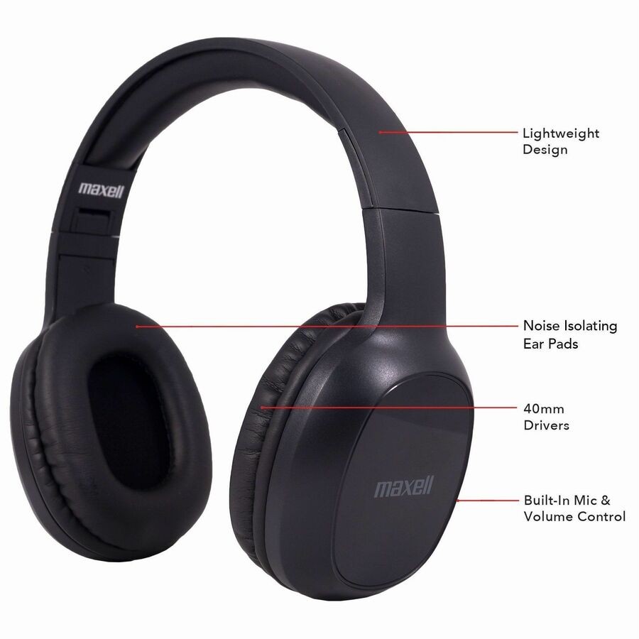 Maxell Bass 13 Wireless Headphones with Mic Bluetooth