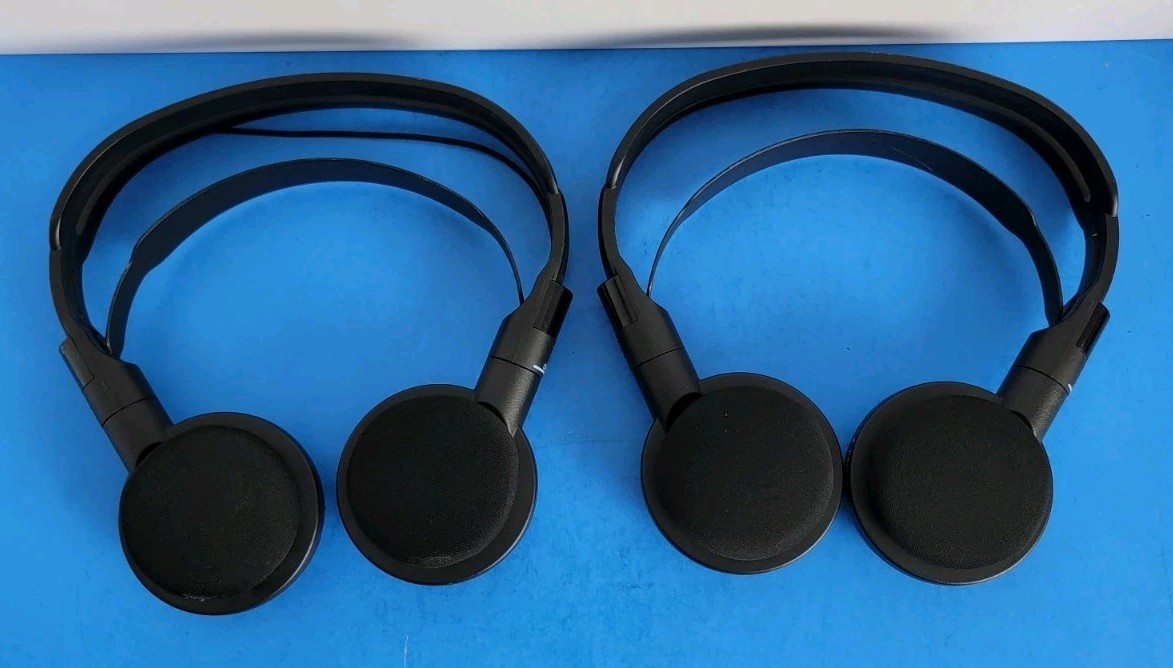 Pair Of 2005-2020 Honda Odyssey Pilot Rear Entertainment Wireless Headsets