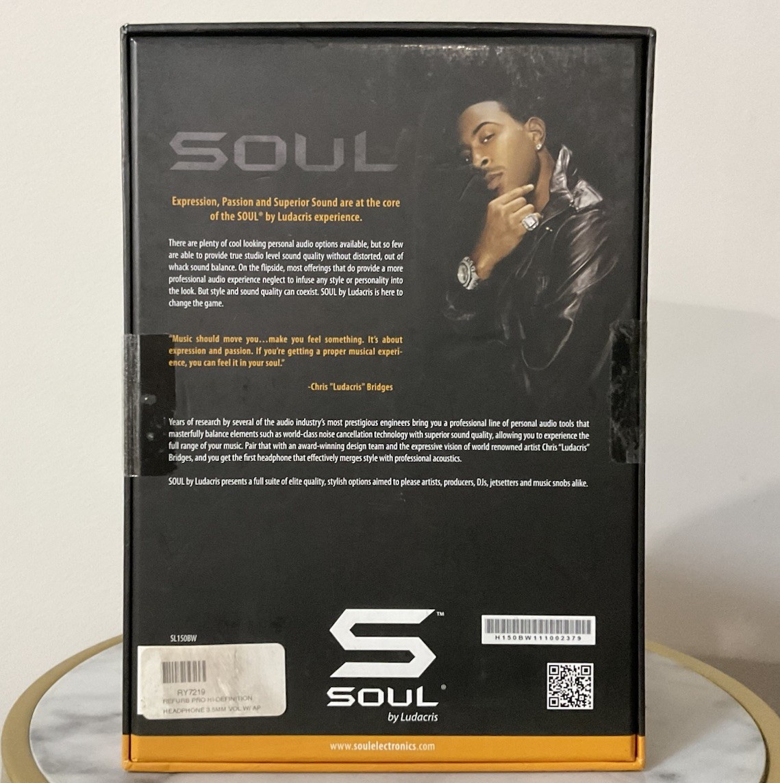 SOUL by Ludacris SL150 On-Ear Wired Headphones White 3.5mm Jack
