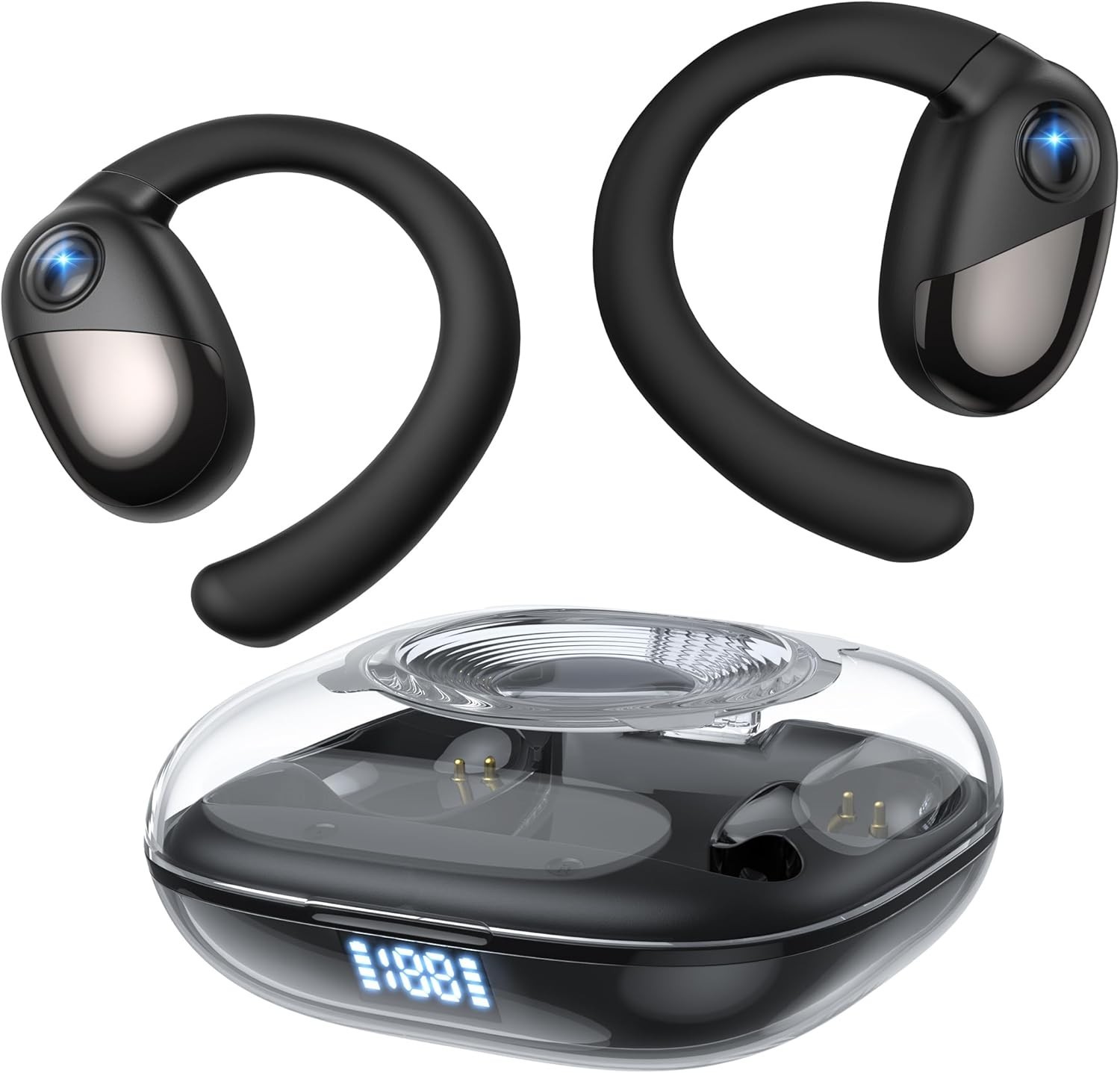 Bluetooth Headset Wireless Earphones Earbuds Stereo Headphones TWS 5.3 Ear Hook