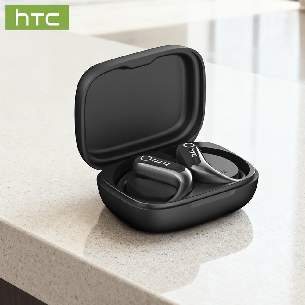 HTC NE61 Earphone Bluetooth HiFi Sound Multifunctional Screen Headset Orange