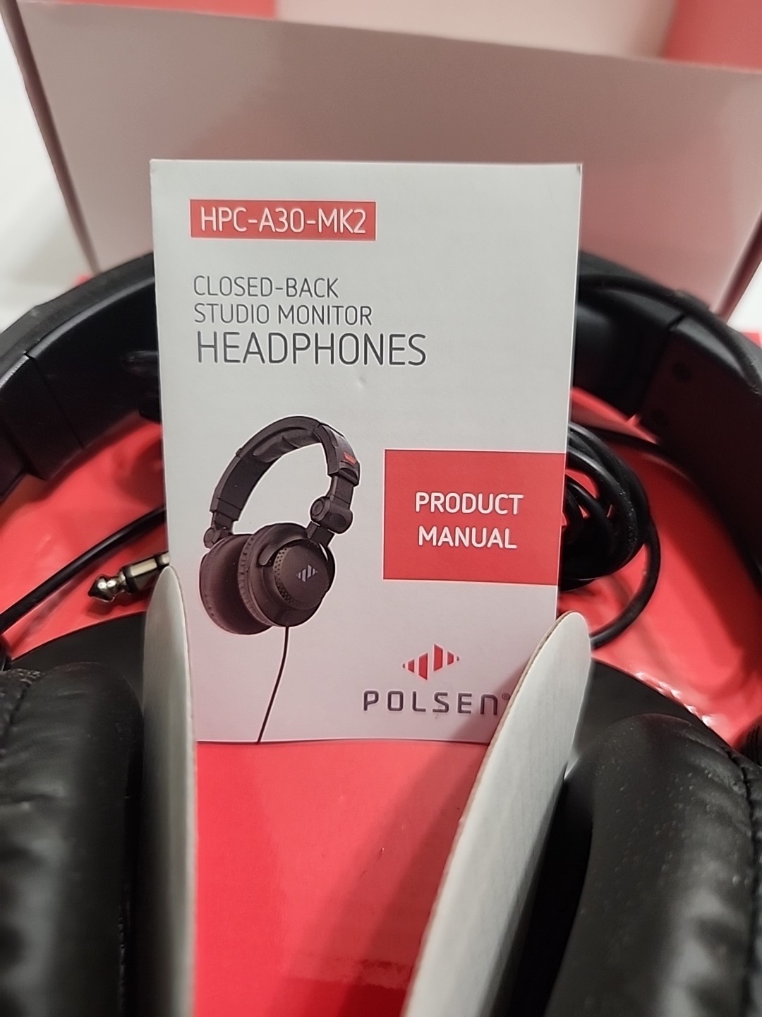 Polsen HPC-A30-MK2 Closed-Back Studio Monitor Headphones