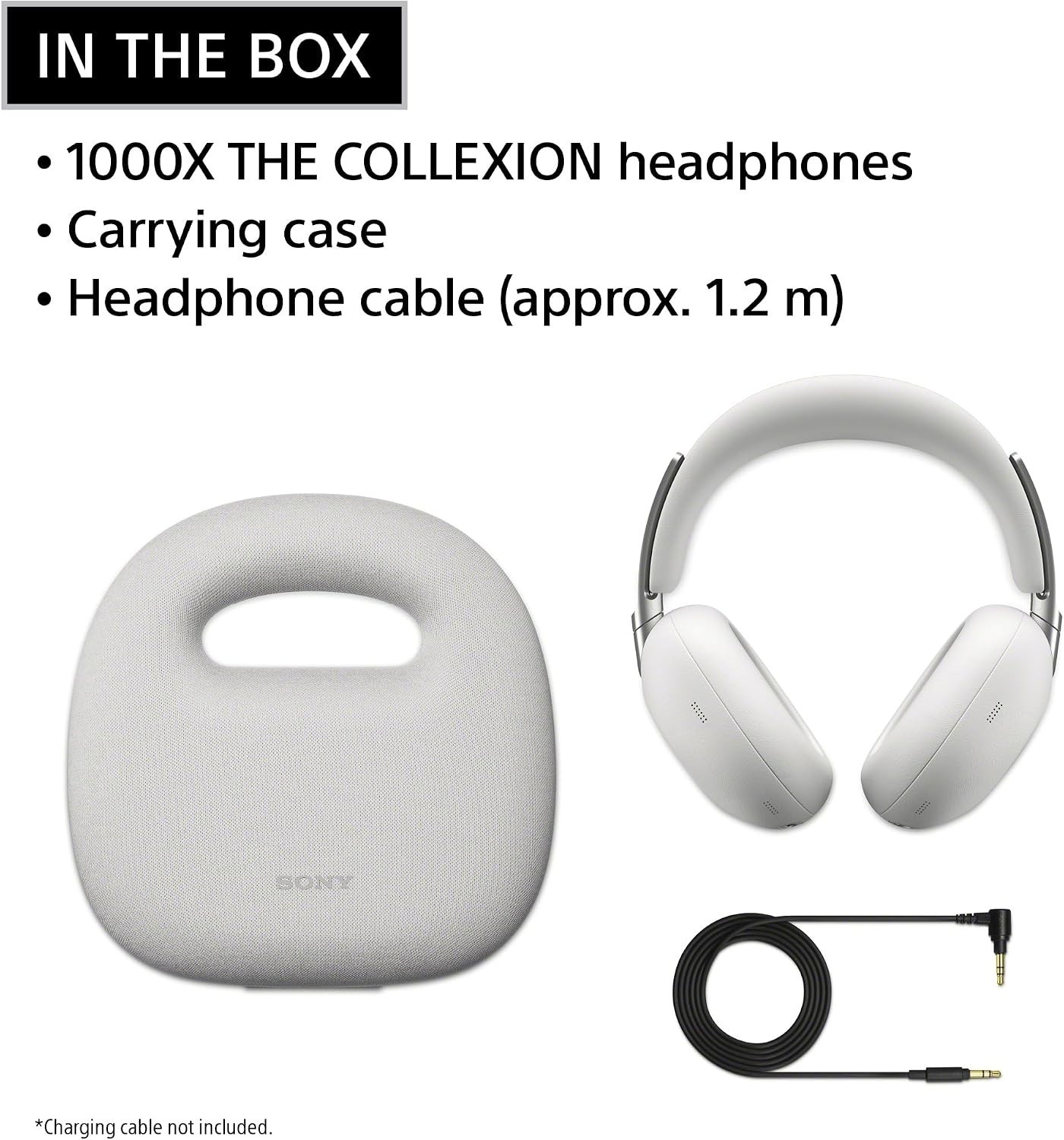 Sony – 1000X THE COLLEXION Wireless Noise Canceling Headphones – Platinum – MINT