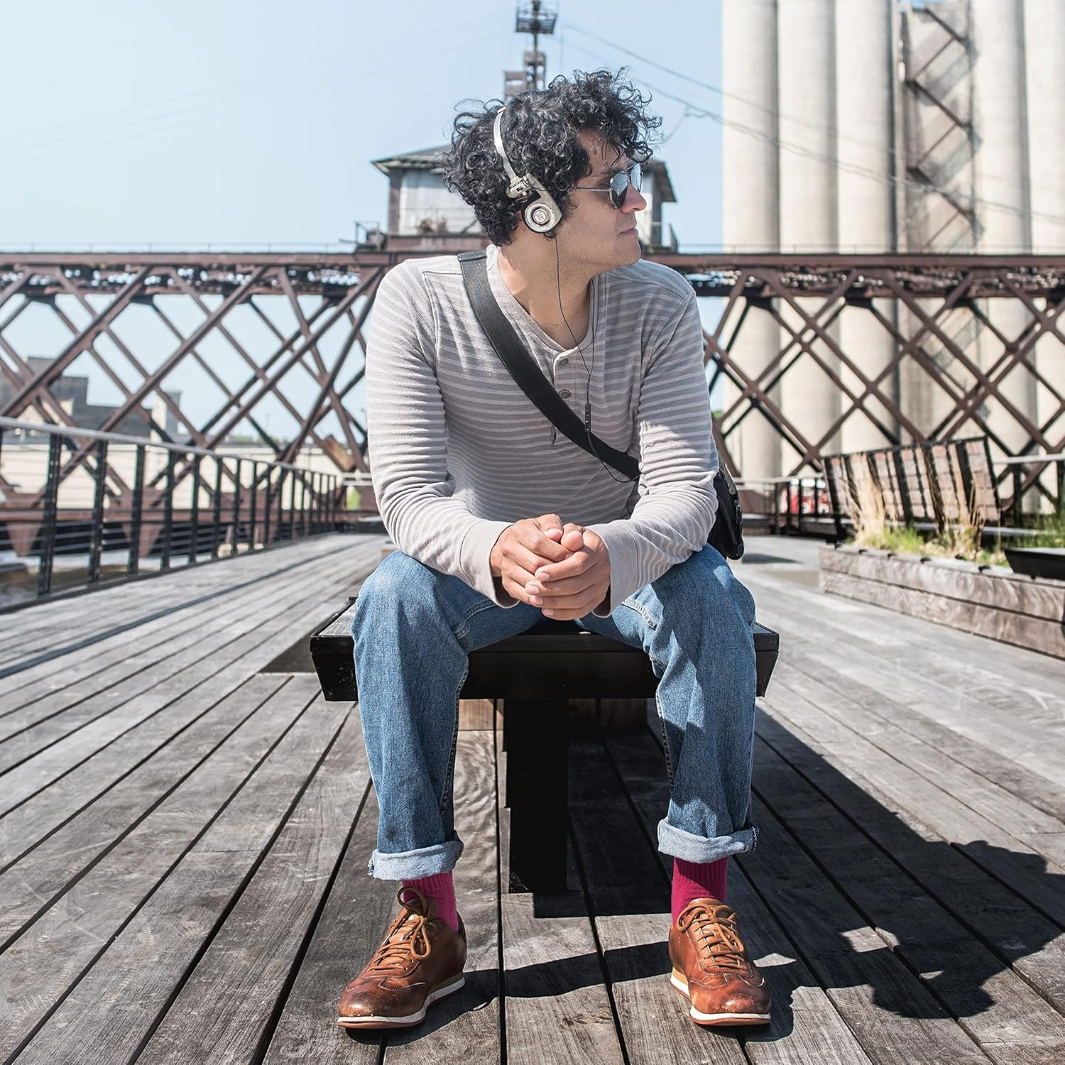 Porta Pro Limited Edition On-Ear Headphones, In-Line Microphone, Volume Control