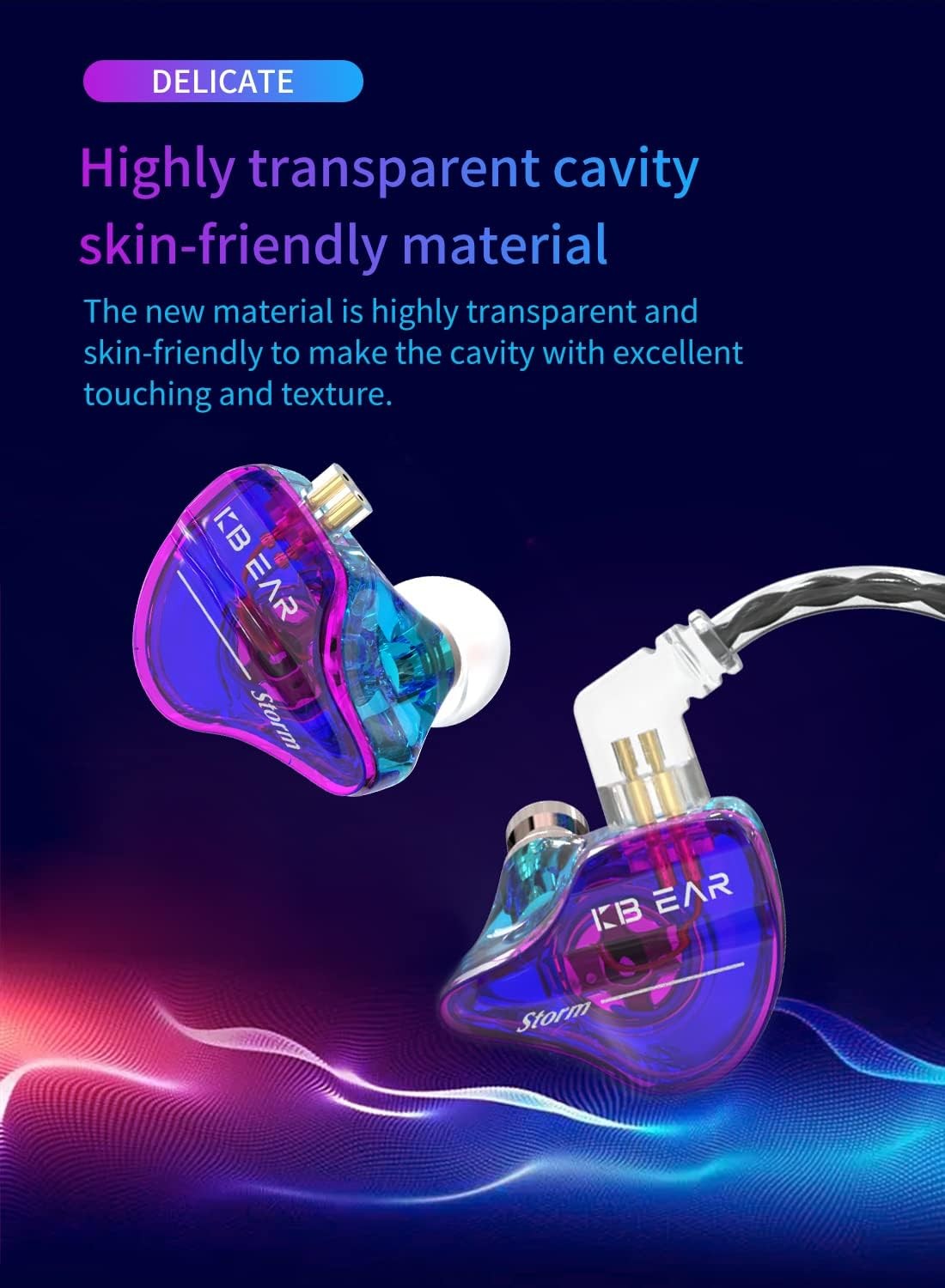 KBEAR Storm Professional in Ear Monitor Earphones for Singers Drummers Musicians
