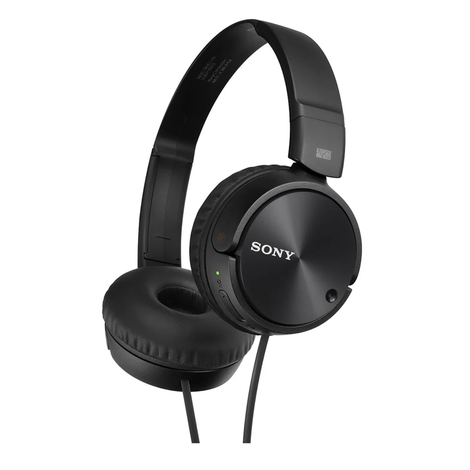 Sony Noise Canceling MDRZX110NC Wired Headphones – Black