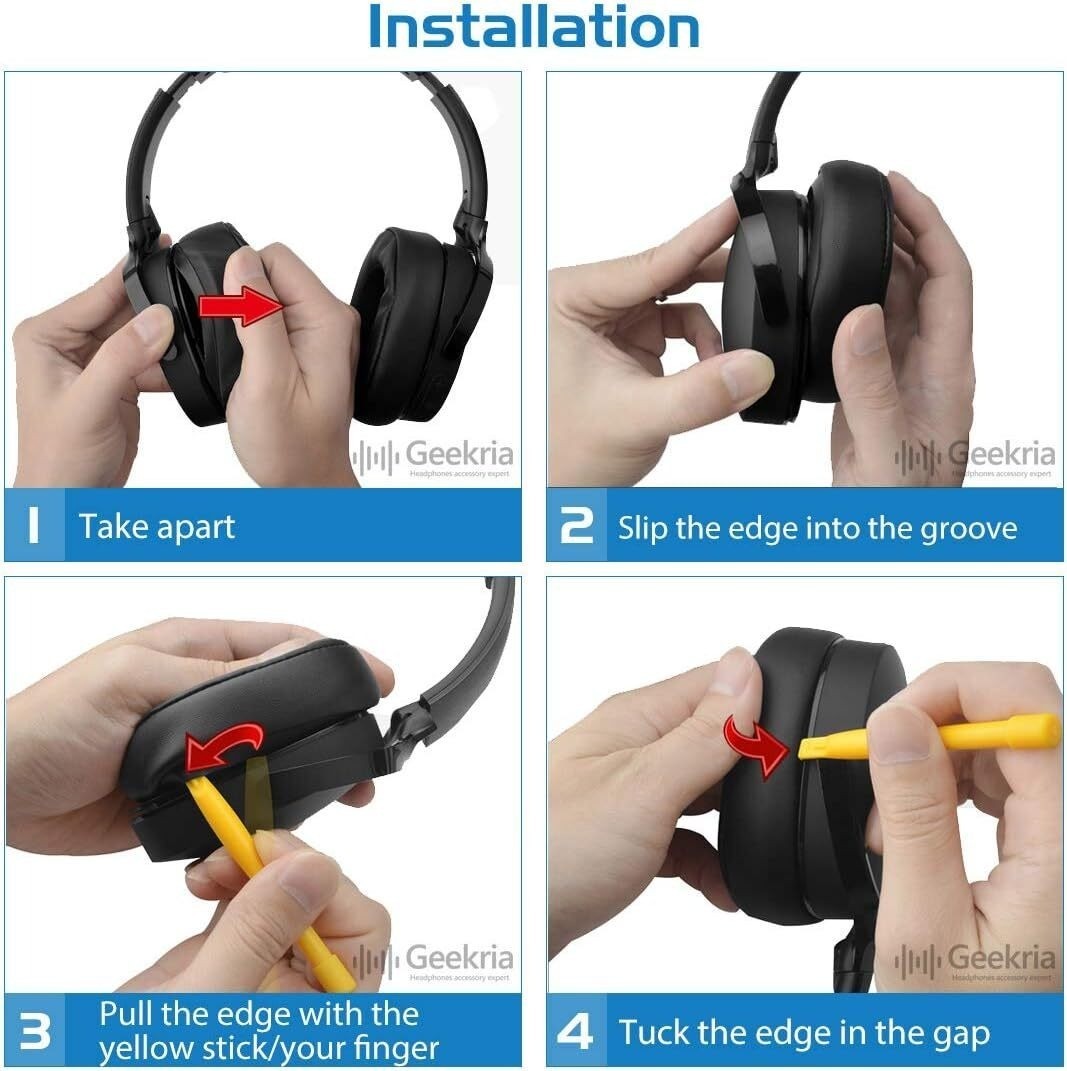Ear Pads Cushions for Skullcandy Crusher Wireless/ANC/Evo/Hesh3 Headset Earpads