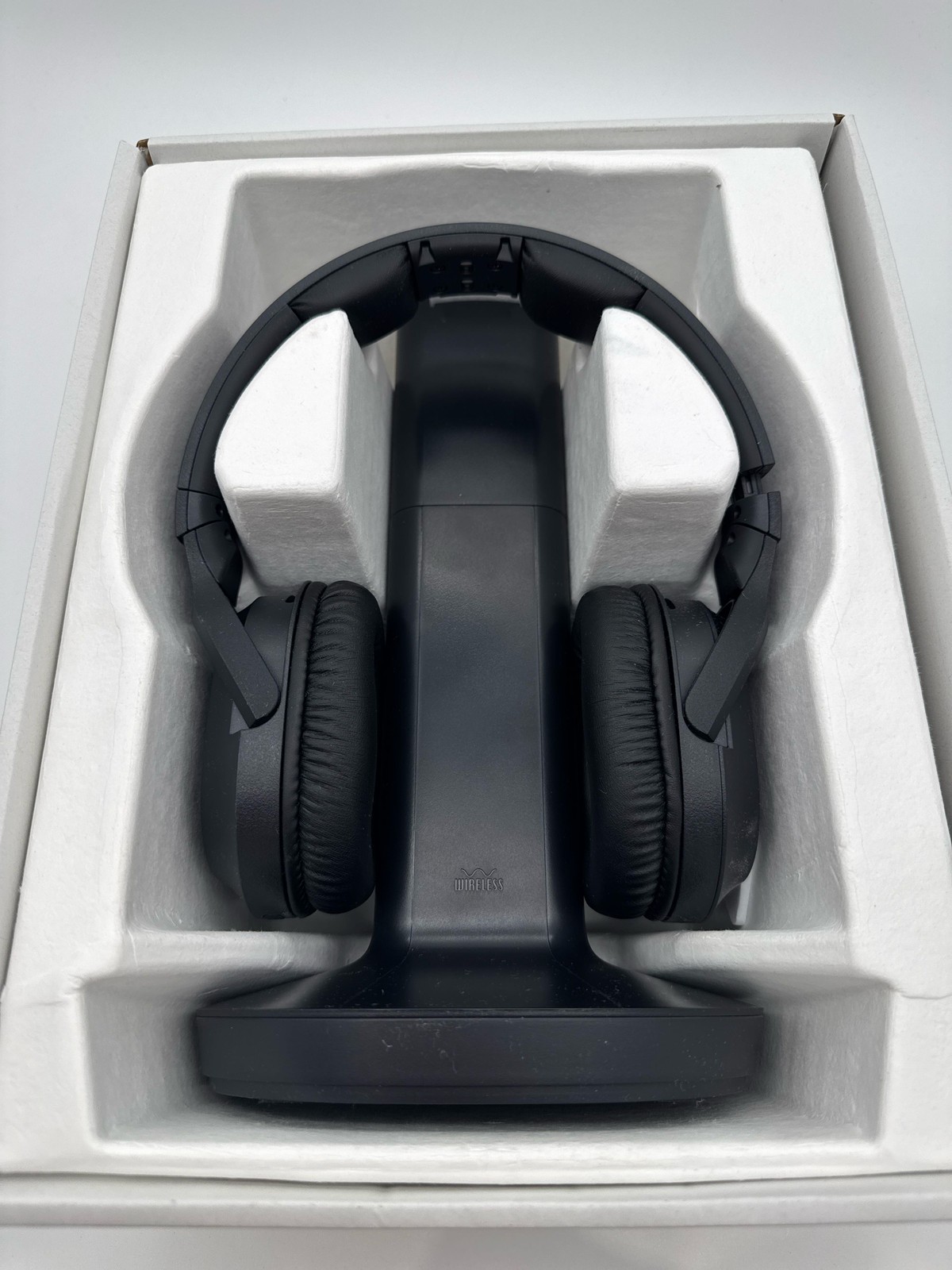 Sony WH-RF400 Wireless Over-Ear Home Theater Headphones 20hr 150ft RF Black