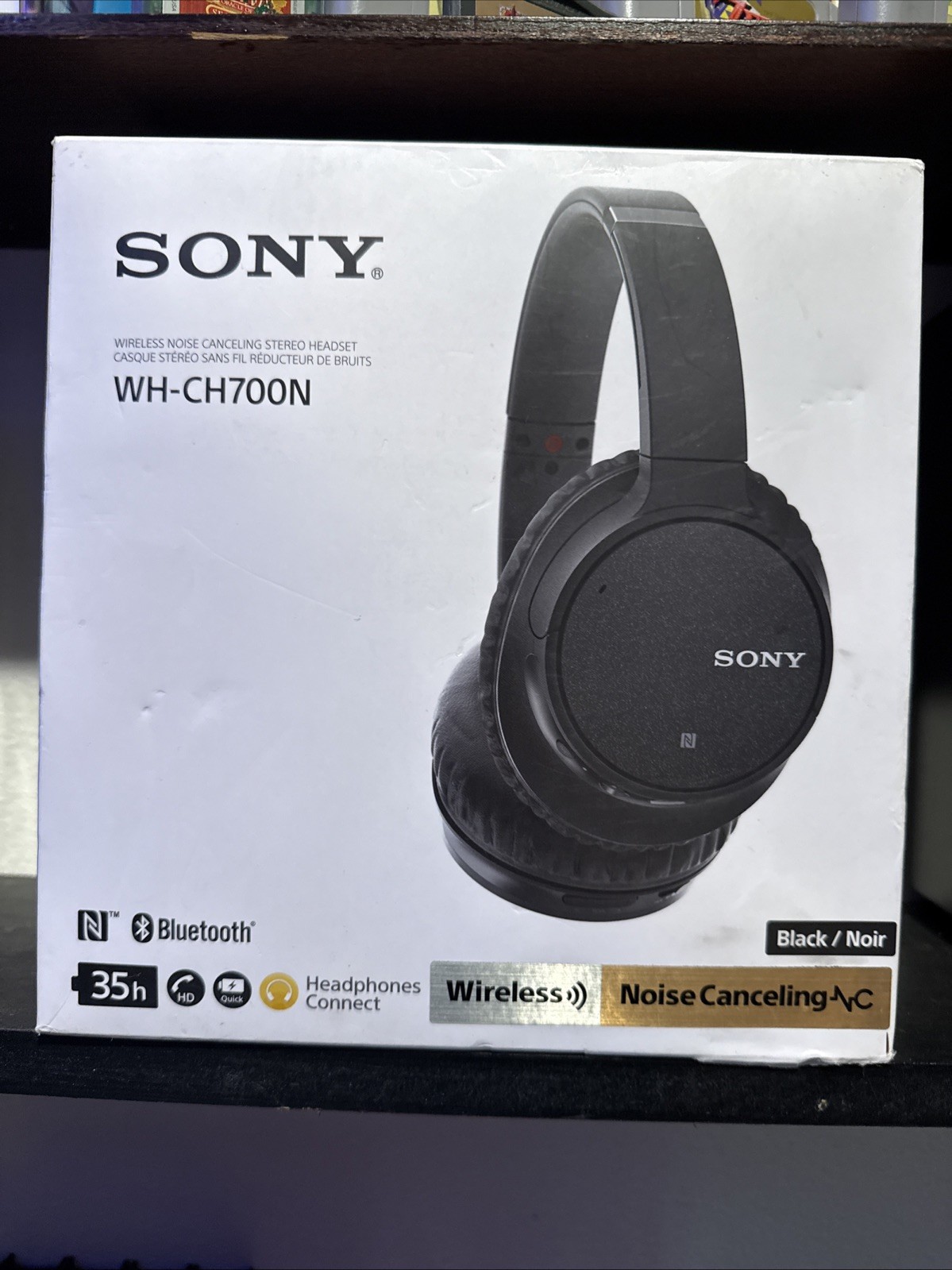 Sony WH-CH700N Wireless Bluetooth Headphones Black
