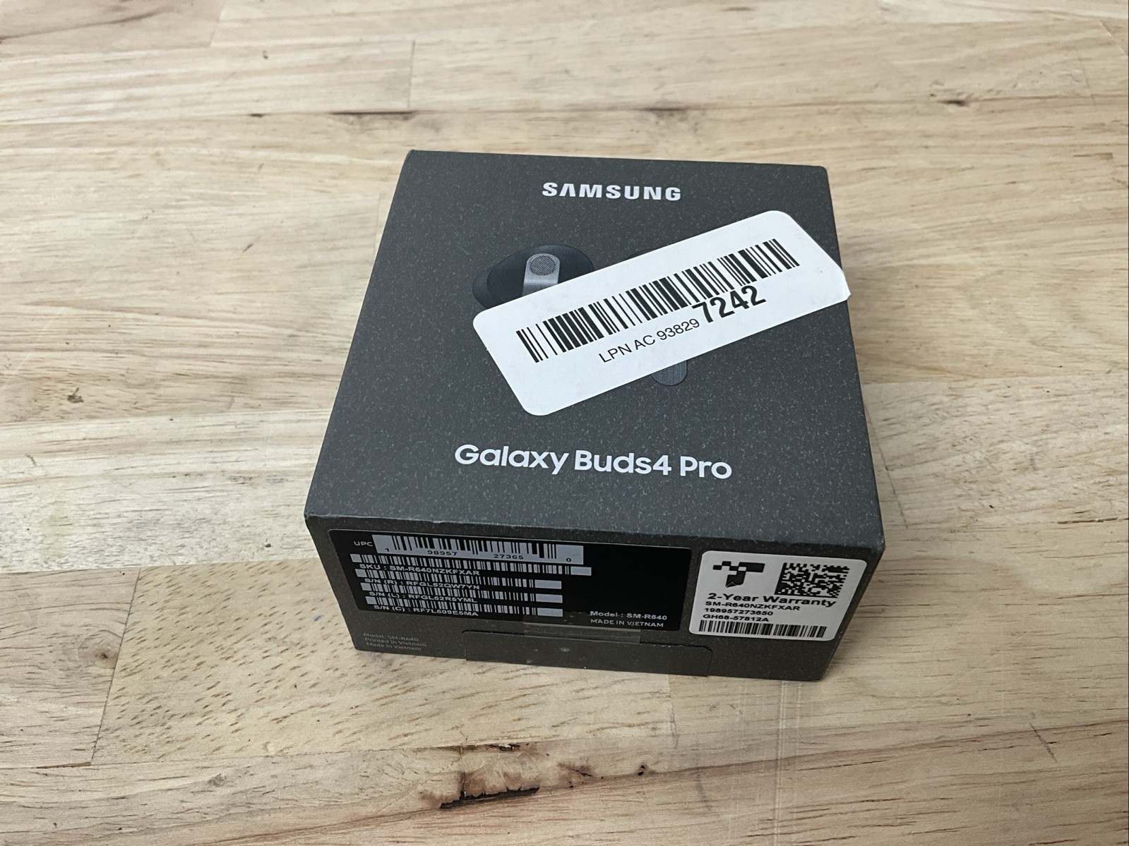 Samsung Galaxy Buds 4 Pro SM-R640 True Wireless Bluetooth Earbuds – Black