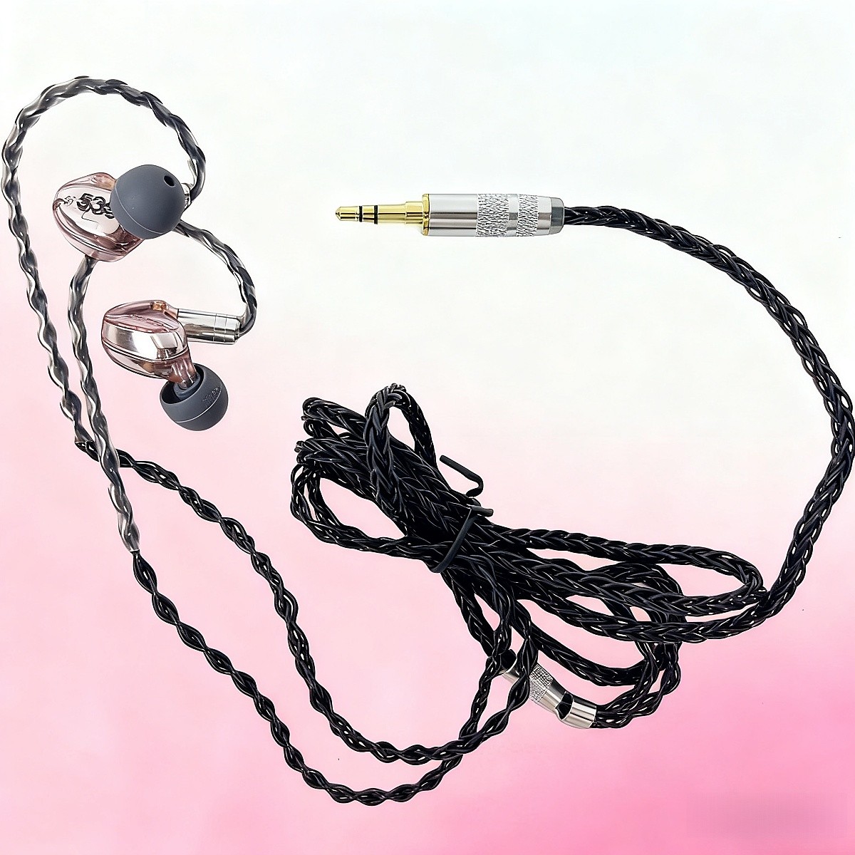 Shure SE535 Sound Isolating Earphones with 3.5mm Pro Cable – Rose Gold