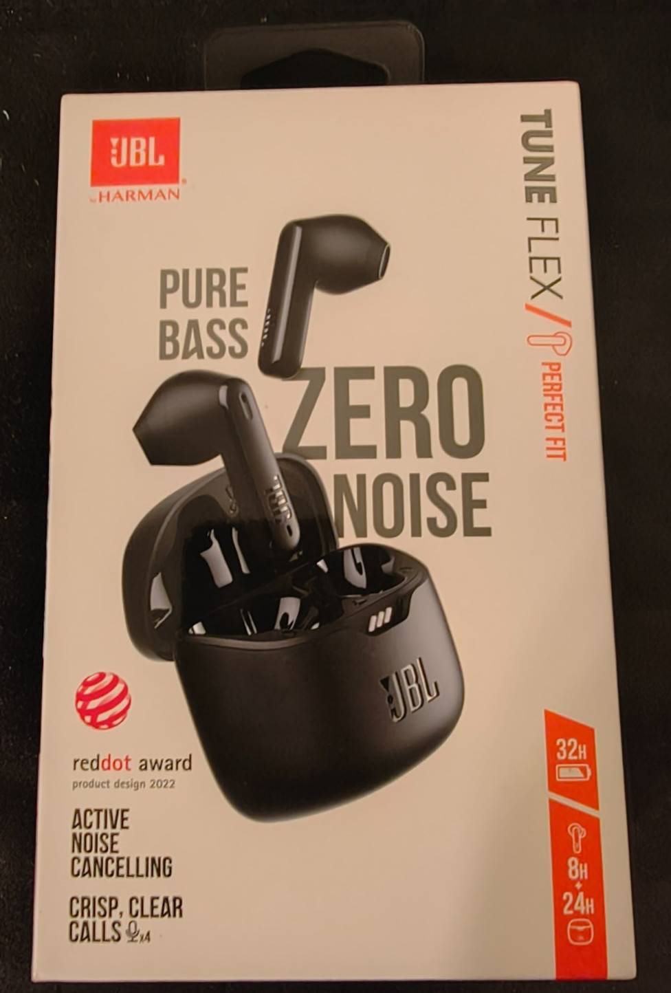 JBL Tune Flex True In Ear Wireless Earbuds – Black – Brand New