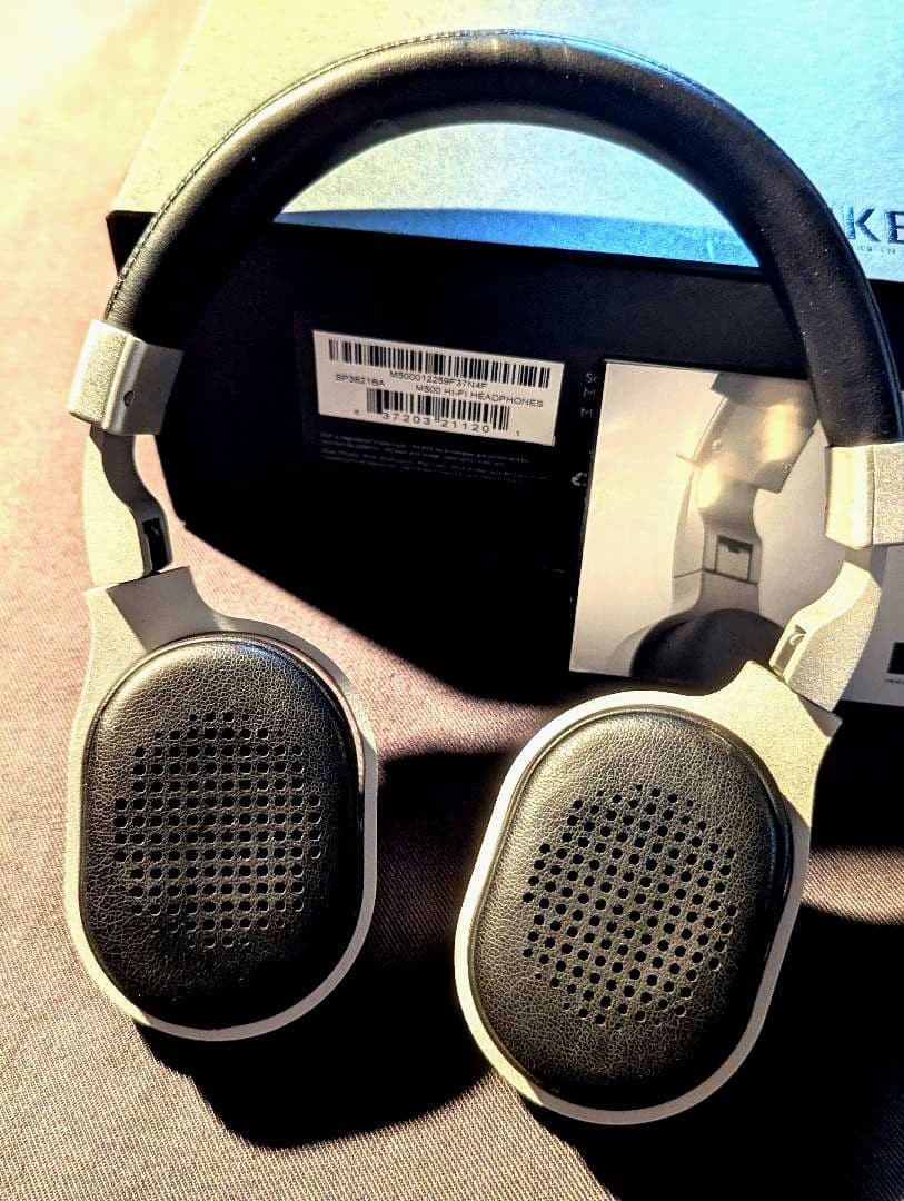 KEF M500 High Sound Quality Luxury Headphones Silver