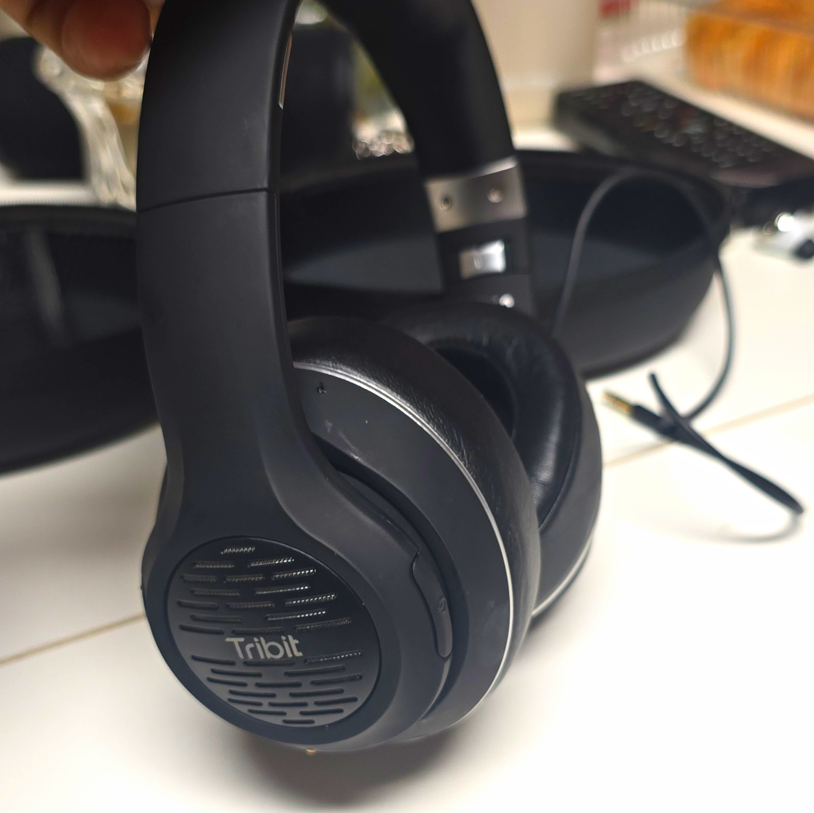 Tribit IC-BTH70 Bluetooth Over-Ear Headphones, Black, 40mm, 3.5mm Jack