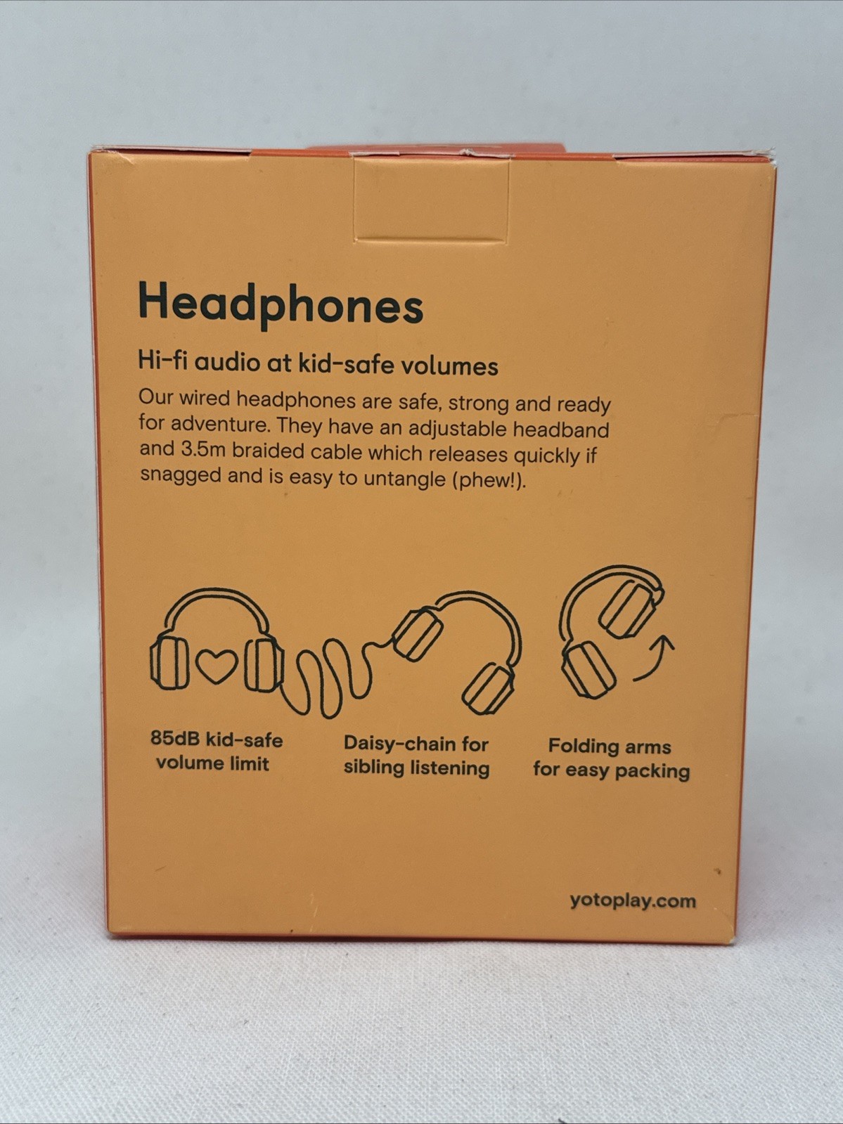 Yoto Wired Headphones: Over-Ear, 3.5mm Jack for Kids- Fruit Punch