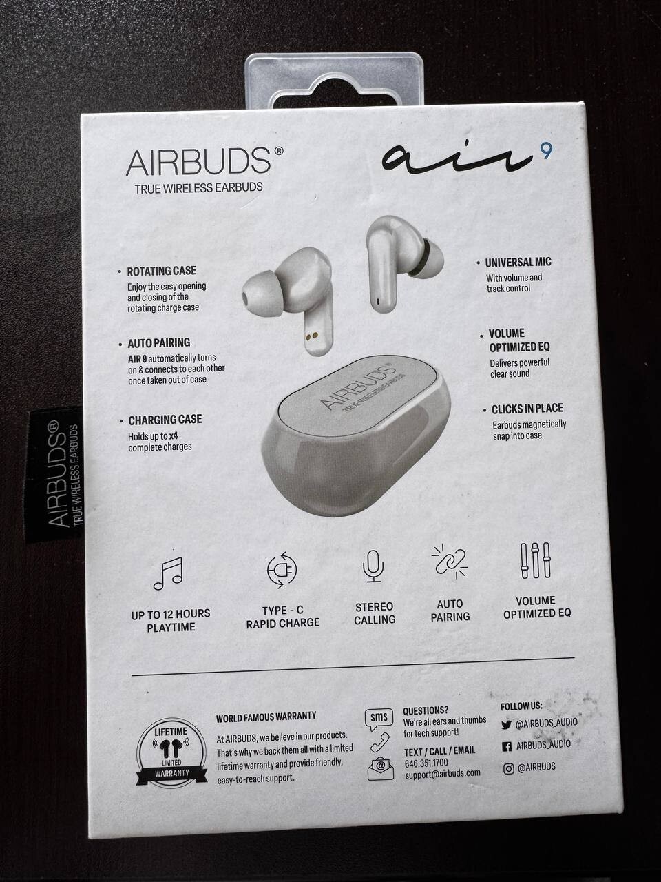 AIRBUDS AIR 9 True Wireless Earbuds