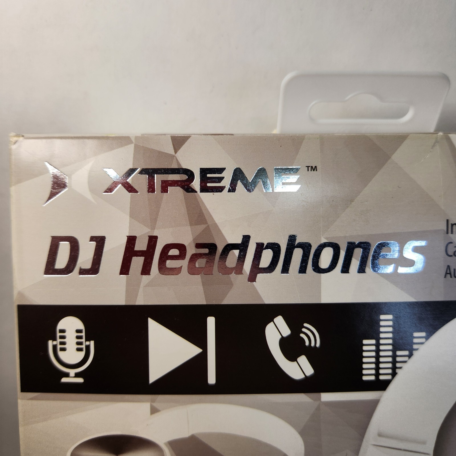 XTREME DJ Headphones Metallic Edition Wired In-Line Mic Volume Control New