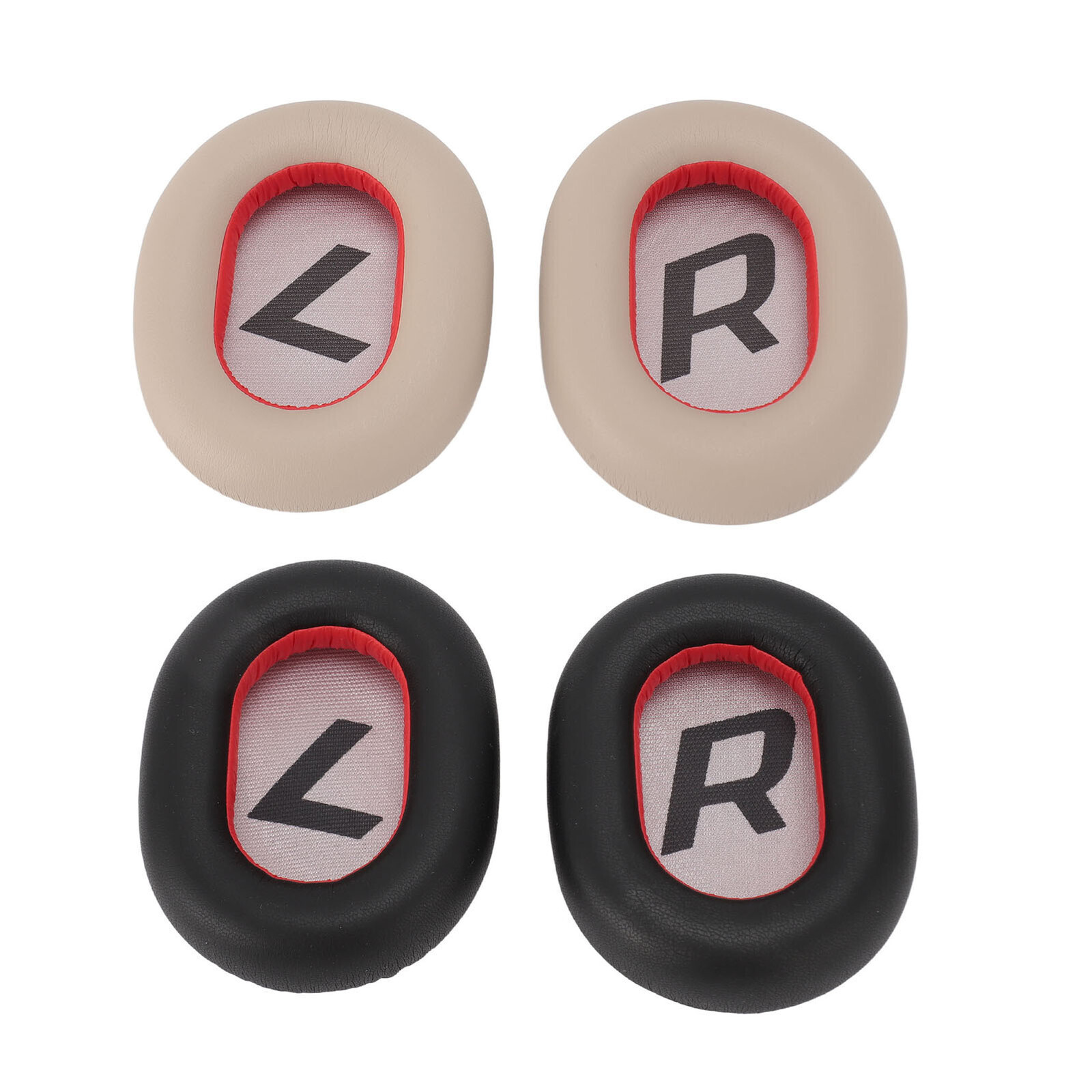 Replacement Ear Pads Soft Protein Leather Replaced Earpads Cushions