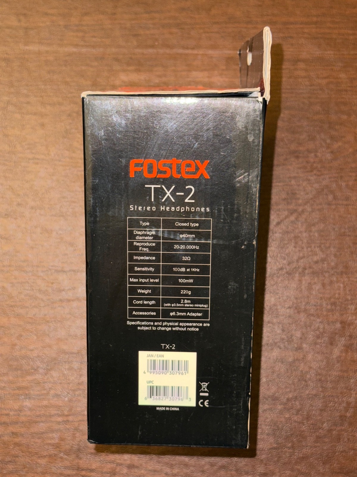 FOSTEX TX-2 Closed-Back Studio Headphones