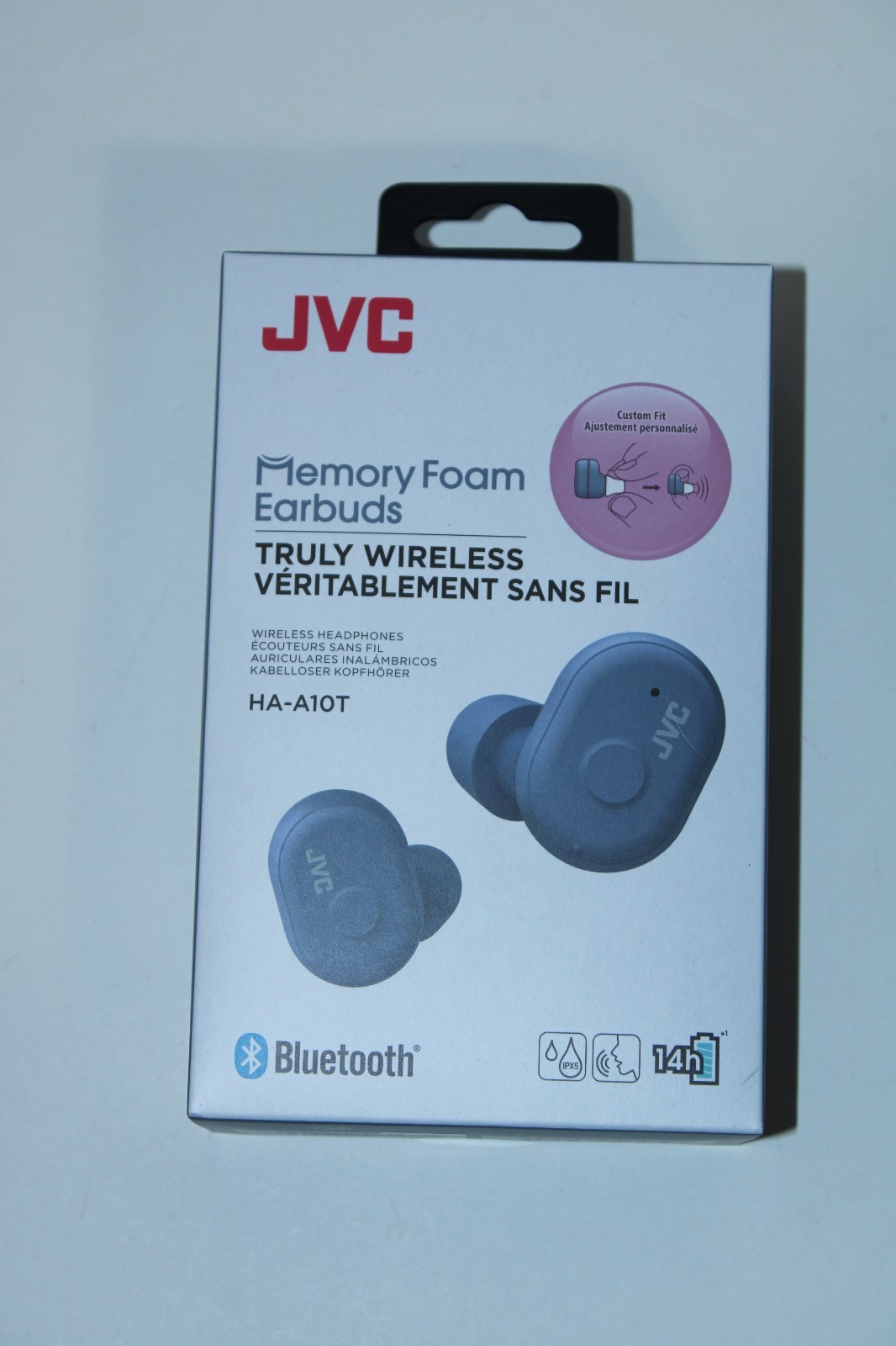 JVC HA-A10T Blue Truly Wireless Memory Foam Earbuds Brand New in Box
